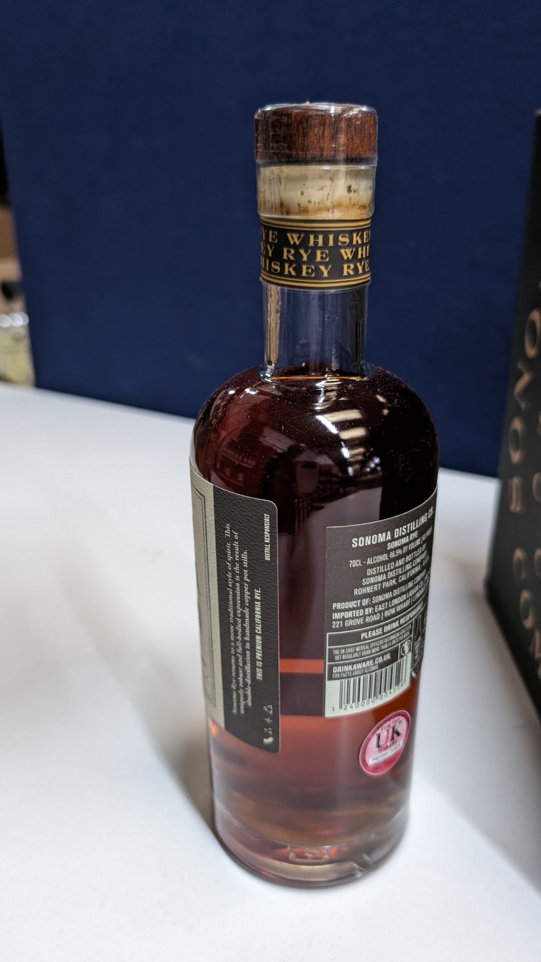 6 off 700ml bottles of Sonoma Rye Whiskey. In Sonoma branded box which includes bottling details on - Image 5 of 6