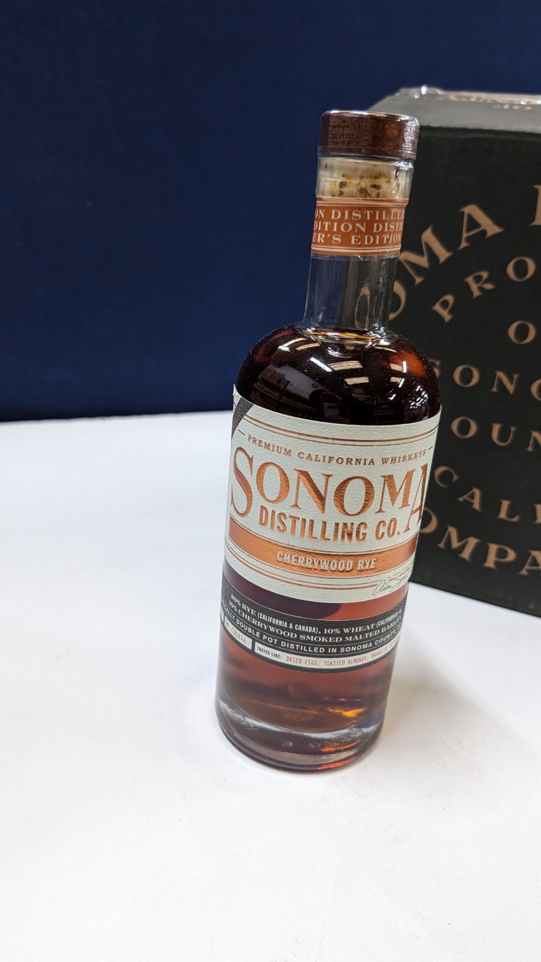 6 off 700ml bottles of Sonoma Cherrywood Rye Whiskey. In Sonoma branded box which includes bottling - Image 4 of 9
