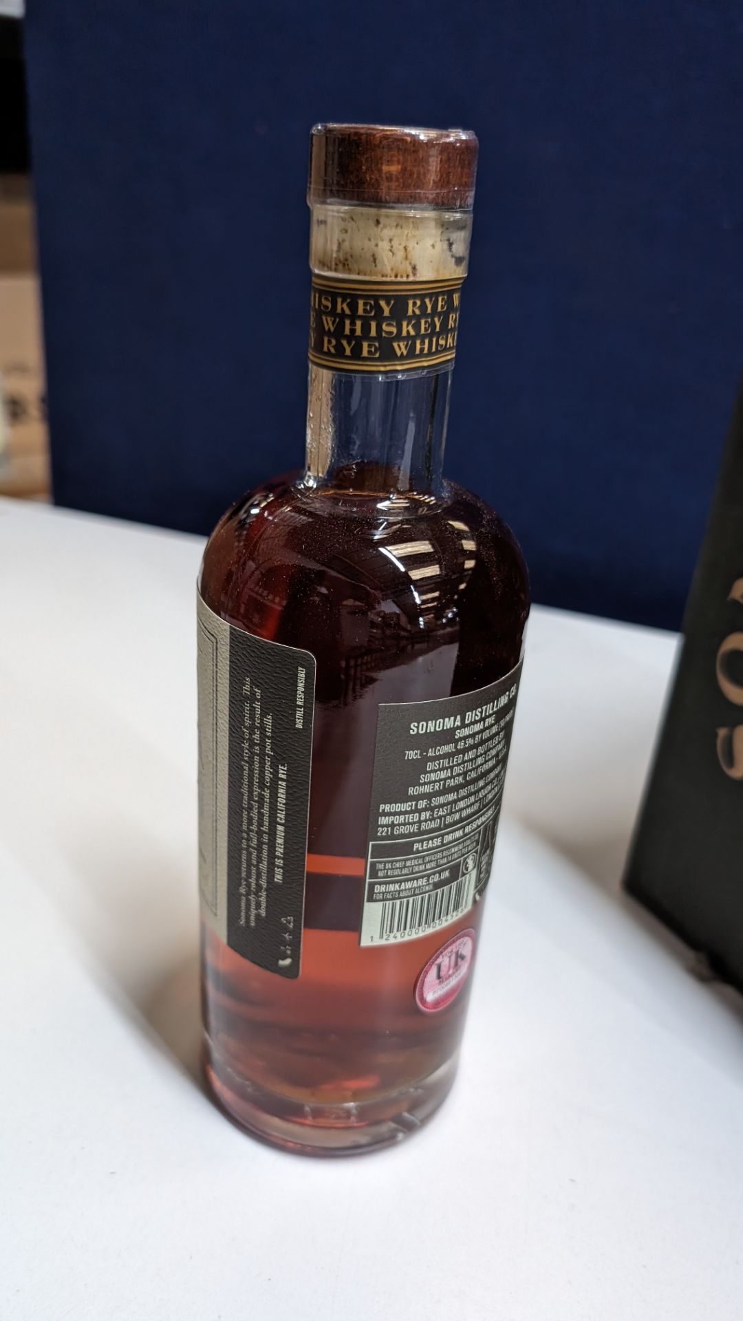 6 off 700ml bottles of Sonoma Rye Whiskey. In Sonoma branded box which includes bottling details on - Image 5 of 6