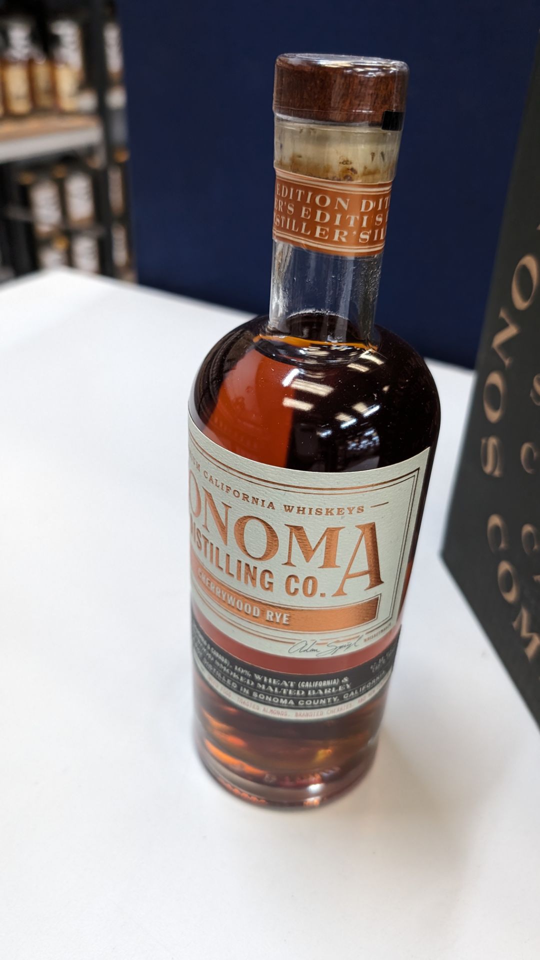6 off 700ml bottles of Sonoma Cherrywood Rye Whiskey. In Sonoma branded box which includes bottling - Image 2 of 6