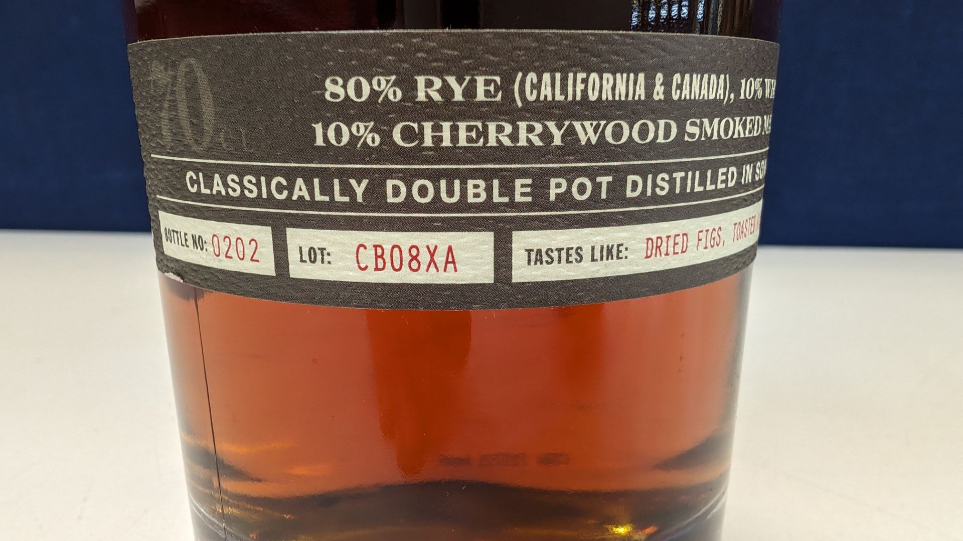 1 off 700ml bottle of Sonoma Cherrywood Rye Whiskey. 47.8% alc/vol (95.6 proof). Distilled and bot - Image 5 of 5