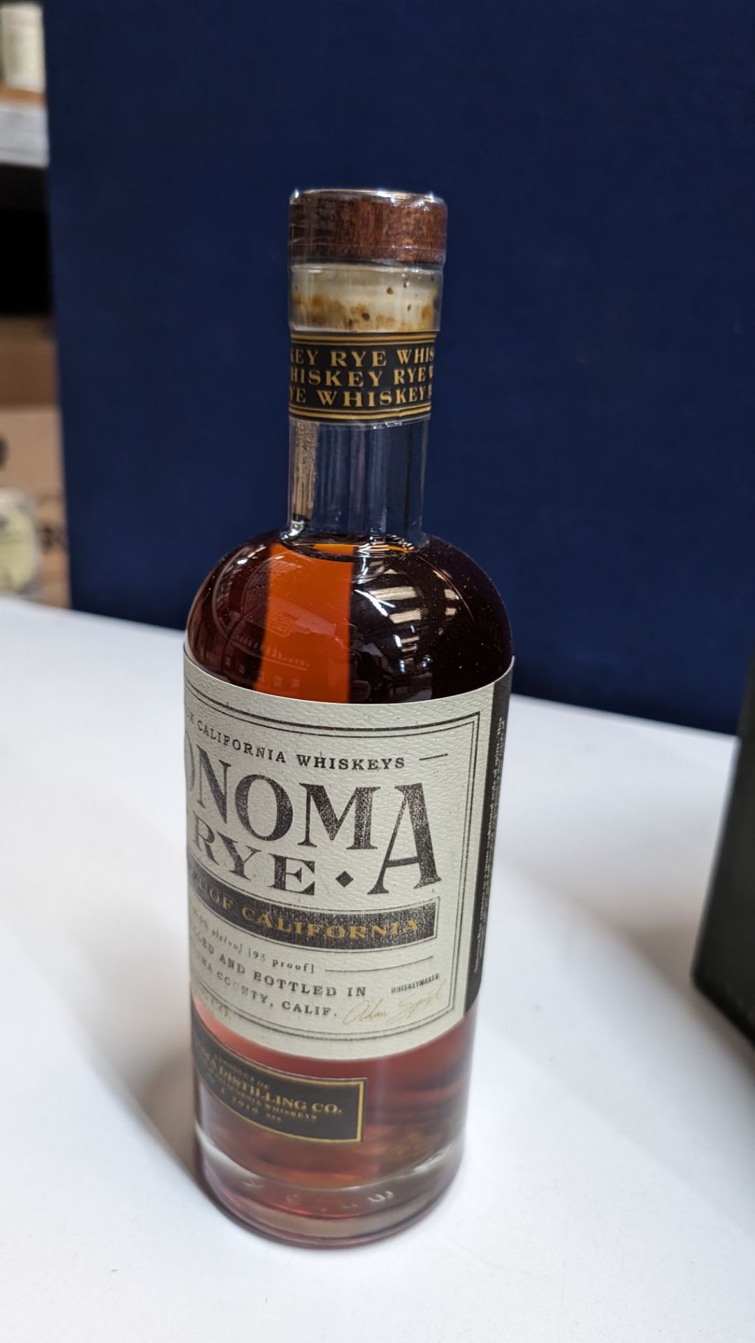 6 off 700ml bottles of Sonoma Rye Whiskey. In Sonoma branded box which includes bottling details on - Image 4 of 7