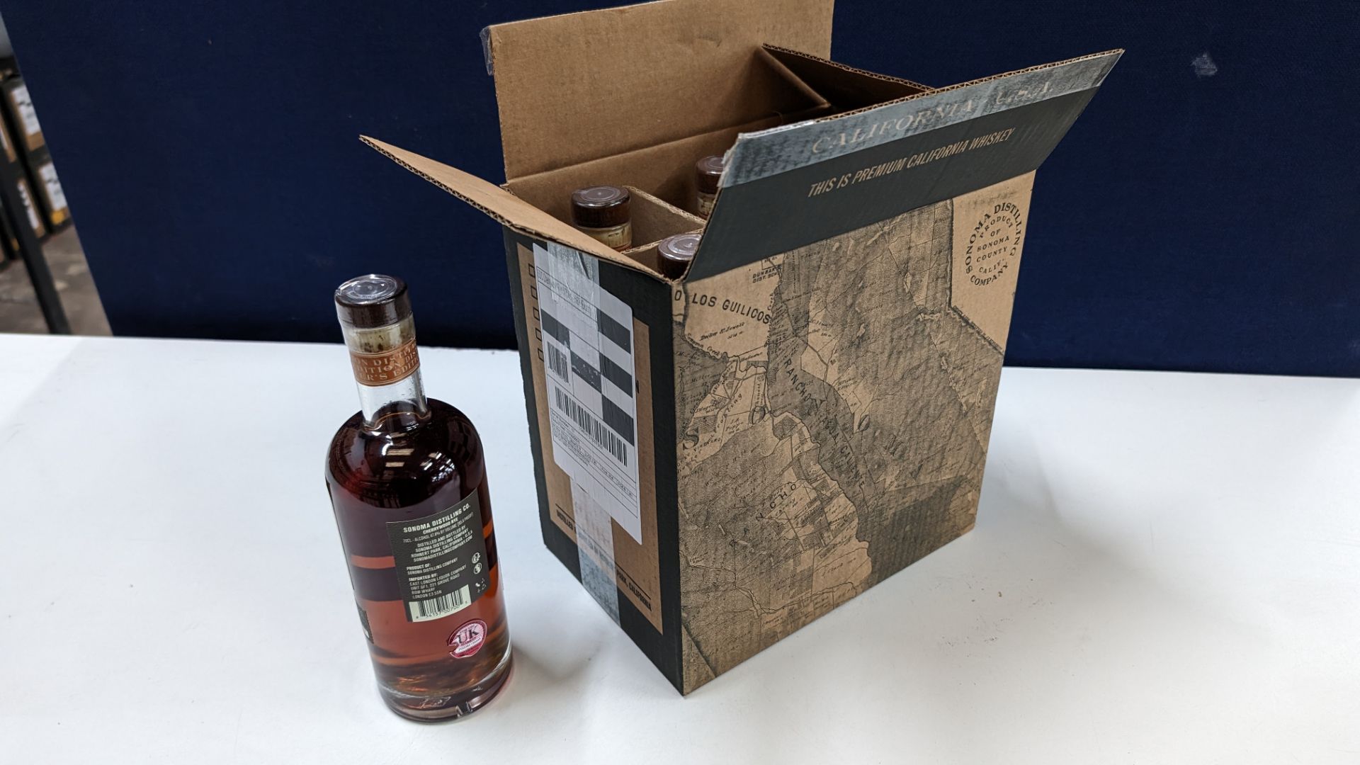 6 off 700ml bottles of Sonoma Cherrywood Rye Whiskey. In Sonoma branded box which includes bottling - Image 9 of 9