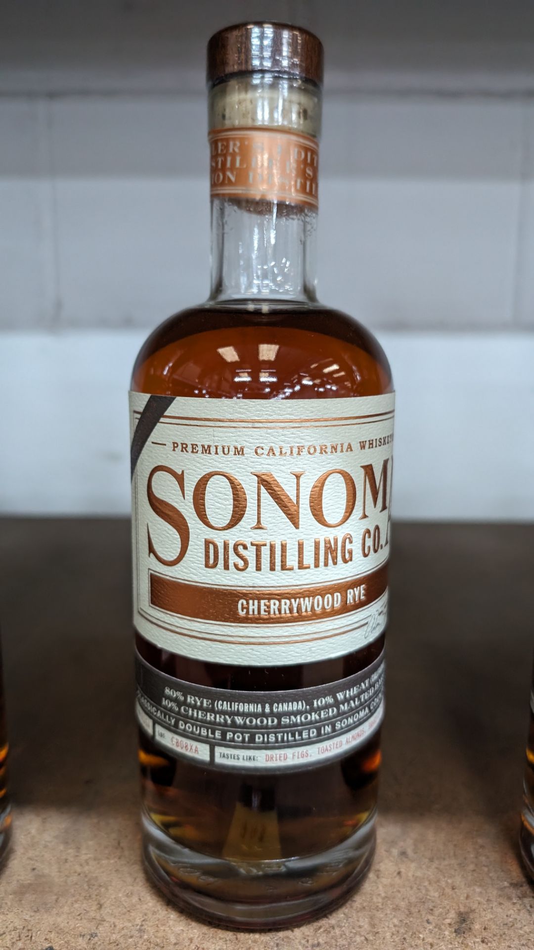1 off 700ml bottle of Sonoma Cherrywood Rye Whiskey. 47.8% alc/vol (95.6 proof). Distilled and bot - Image 2 of 5