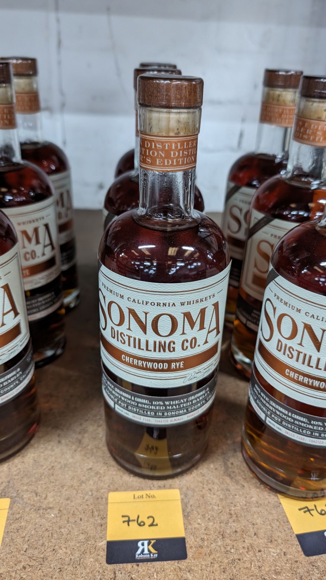 3 off 700ml bottles of Sonoma Cherrywood Rye Whiskey. 47.8% alc/vol (95.6 proof). Distilled and bo - Image 6 of 6