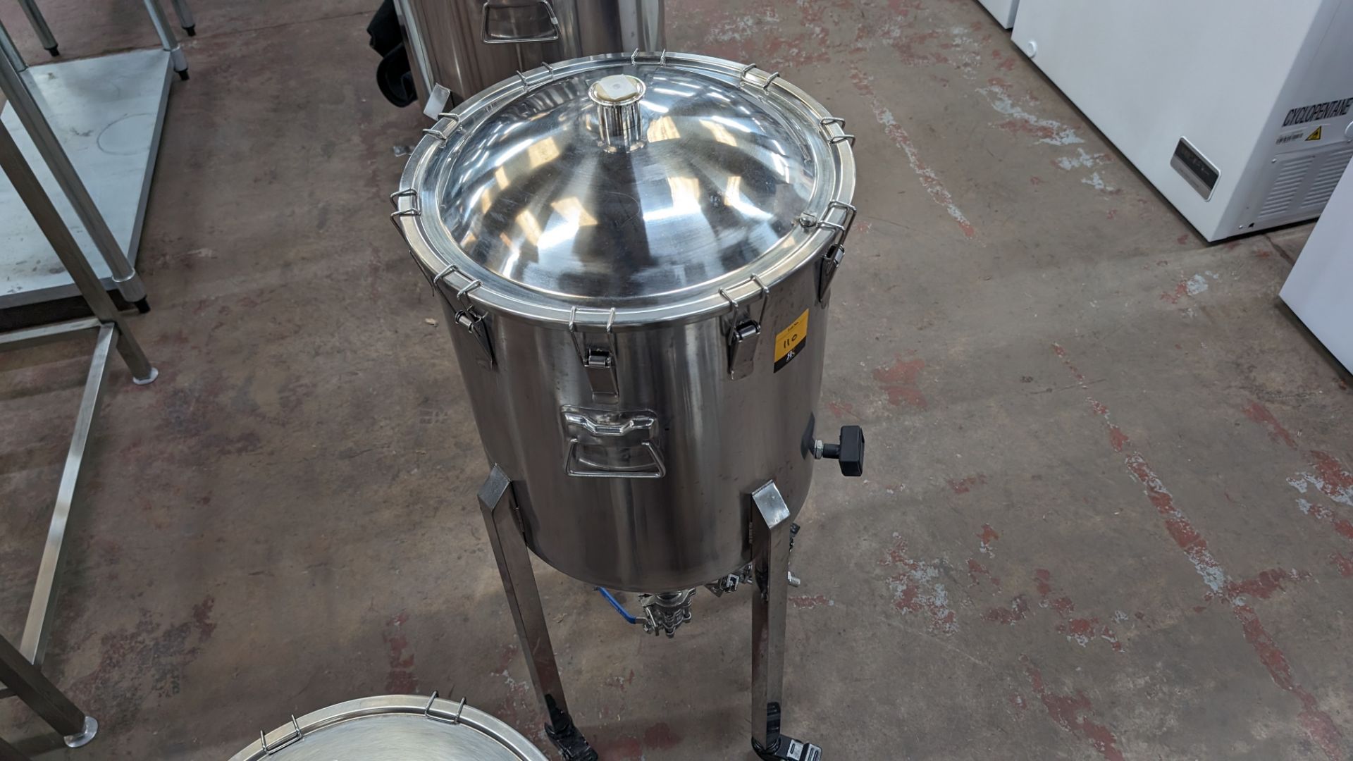 SS Brewtech (Brewing Technologies) stainless steel mobile conical fermenter with digital display. U - Image 8 of 8