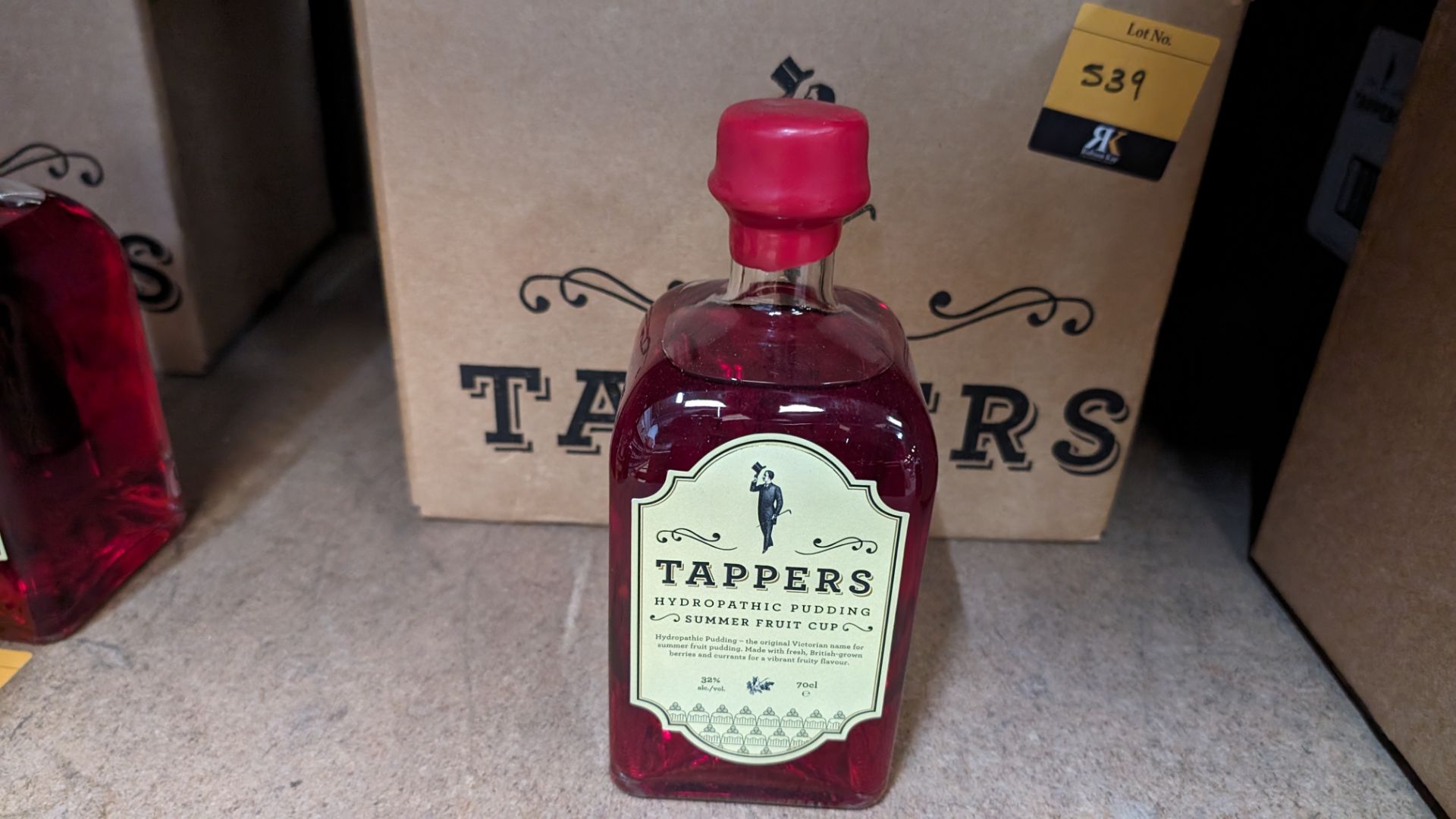 6 off 700ml bottles of Tappers Hydropathic Summer Fruit Cup, 32% ABV. Includes a Tappers presenta - Image 3 of 5