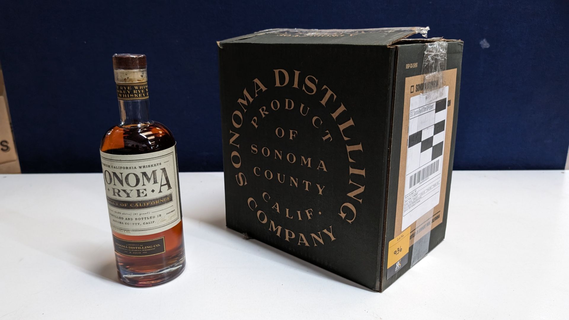 6 off 700ml bottles of Sonoma Rye Whiskey. In Sonoma branded box which includes bottling details on - Image 2 of 6