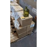 30 off 50cl/500ml green tinted glass bottles, each including a stopper. The bottles are boxed in si