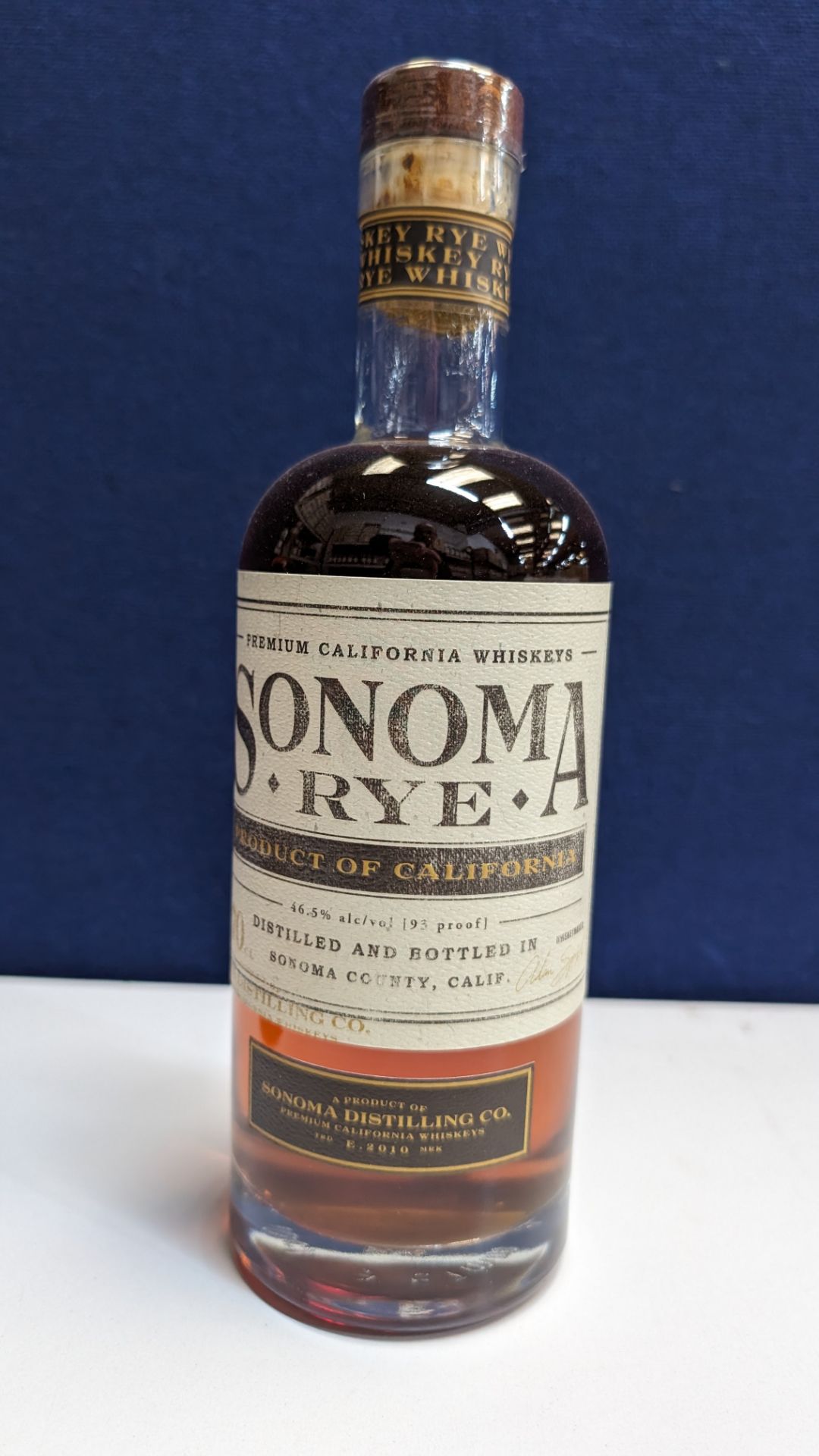 2 off 700ml bottles of Sonoma Rye Whiskey. 46.5% alc/vol (93 proof). Distilled and bottled in Sono - Image 4 of 7