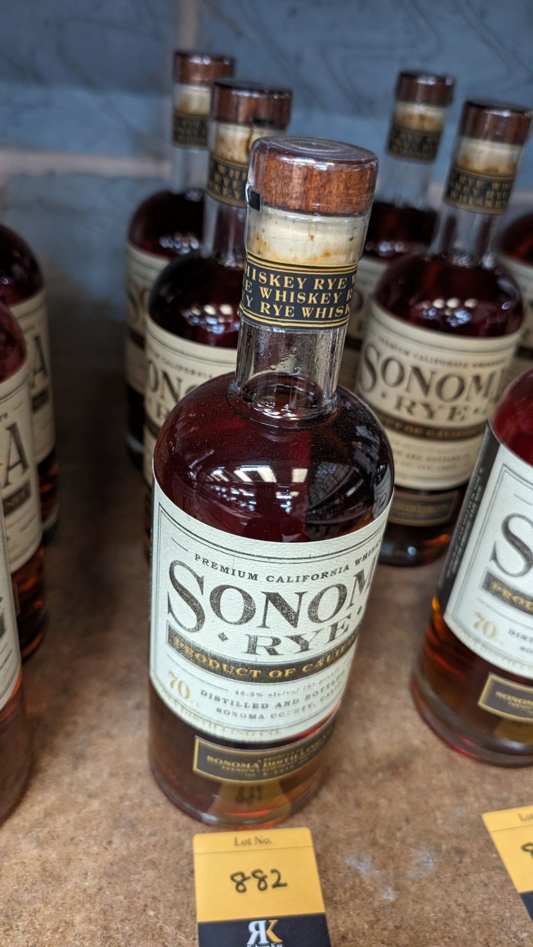 3 off 700ml bottles of Sonoma Rye Whiskey. 46.5% alc/vol (93 proof). Distilled and bottled in Sono - Image 6 of 6