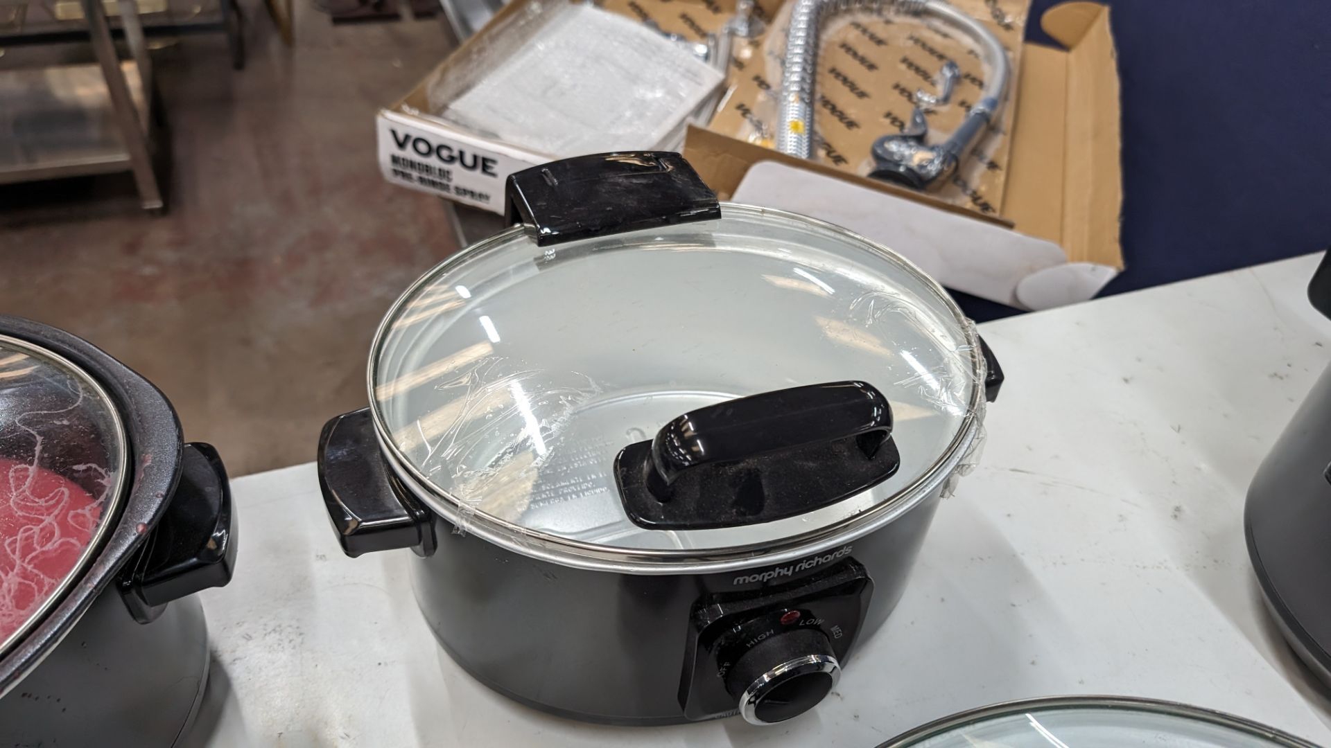 6 off Morphy Richards hinged lid slow cookers, model 460020. NB: At least some of these have been u - Image 8 of 10