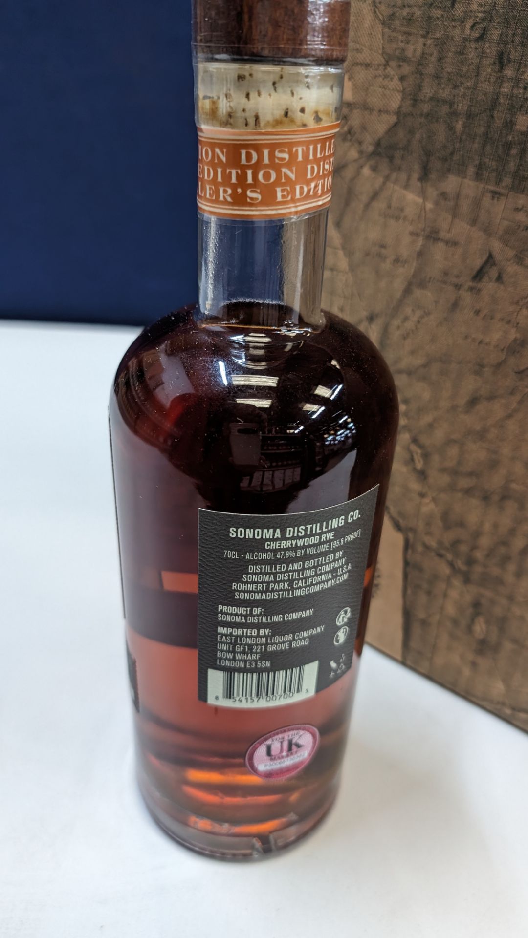 6 off 700ml bottles of Sonoma Cherrywood Rye Whiskey. In Sonoma branded box which includes bottling - Image 6 of 7