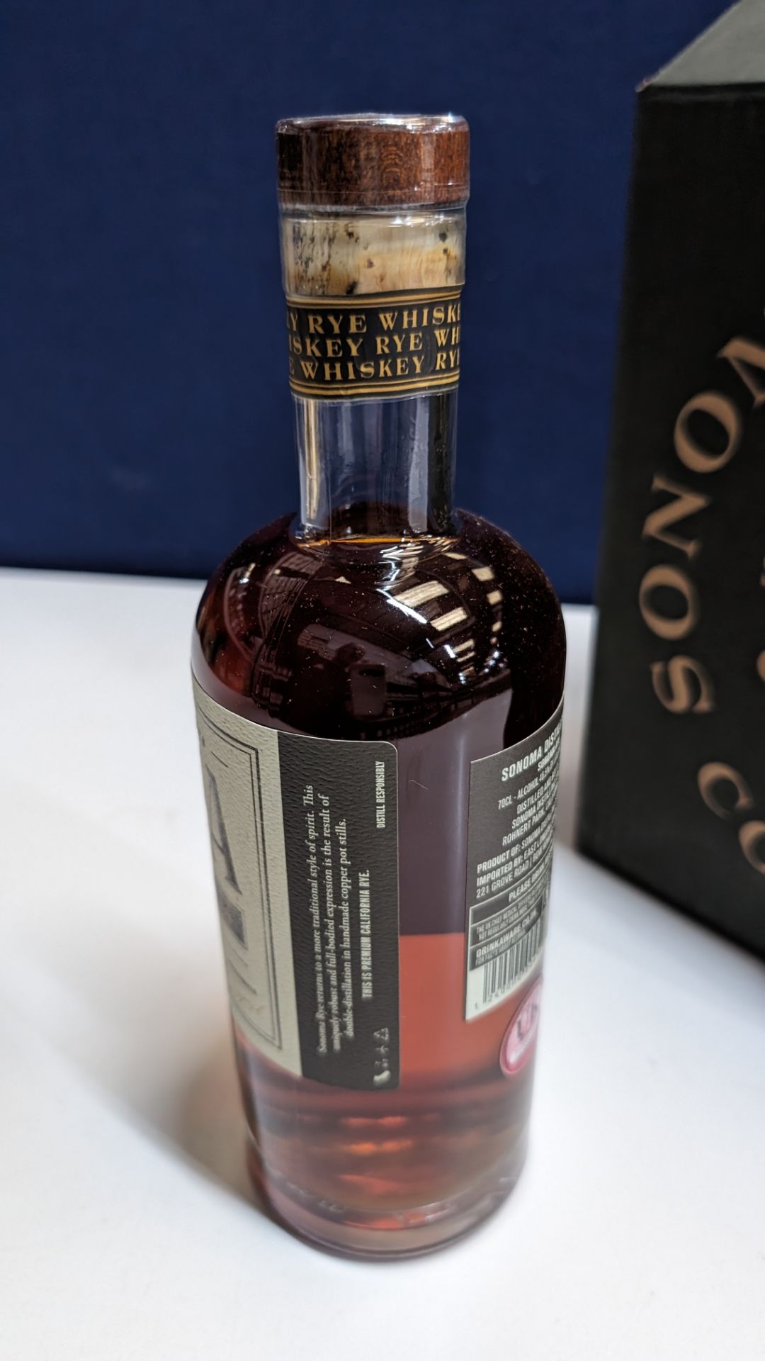 6 off 700ml bottles of Sonoma Rye Whiskey. In Sonoma branded box which includes bottling details on - Image 5 of 7