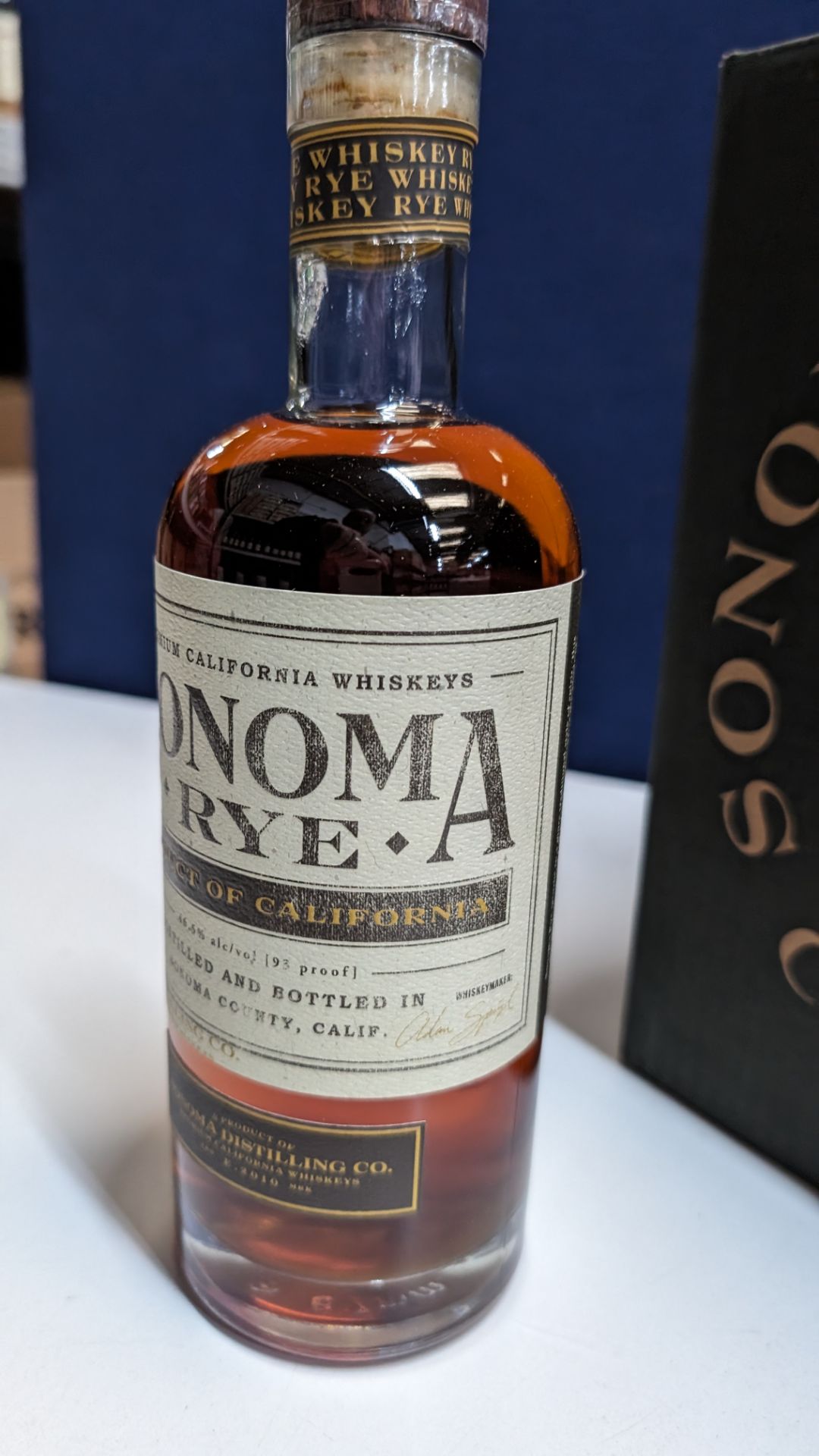 6 off 700ml bottles of Sonoma Rye Whiskey. In Sonoma branded box which includes bottling details on - Image 4 of 7