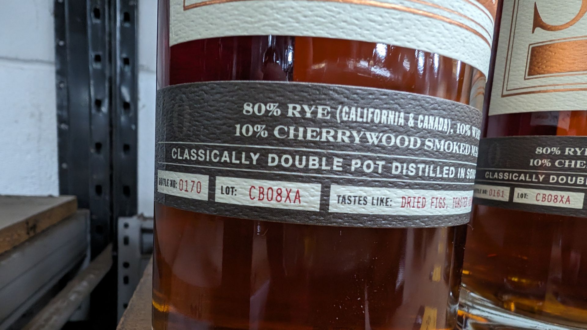 1 off 700ml bottle of Sonoma Cherrywood Rye Whiskey. 47.8% alc/vol (95.6 proof). Distilled and bot - Image 5 of 5