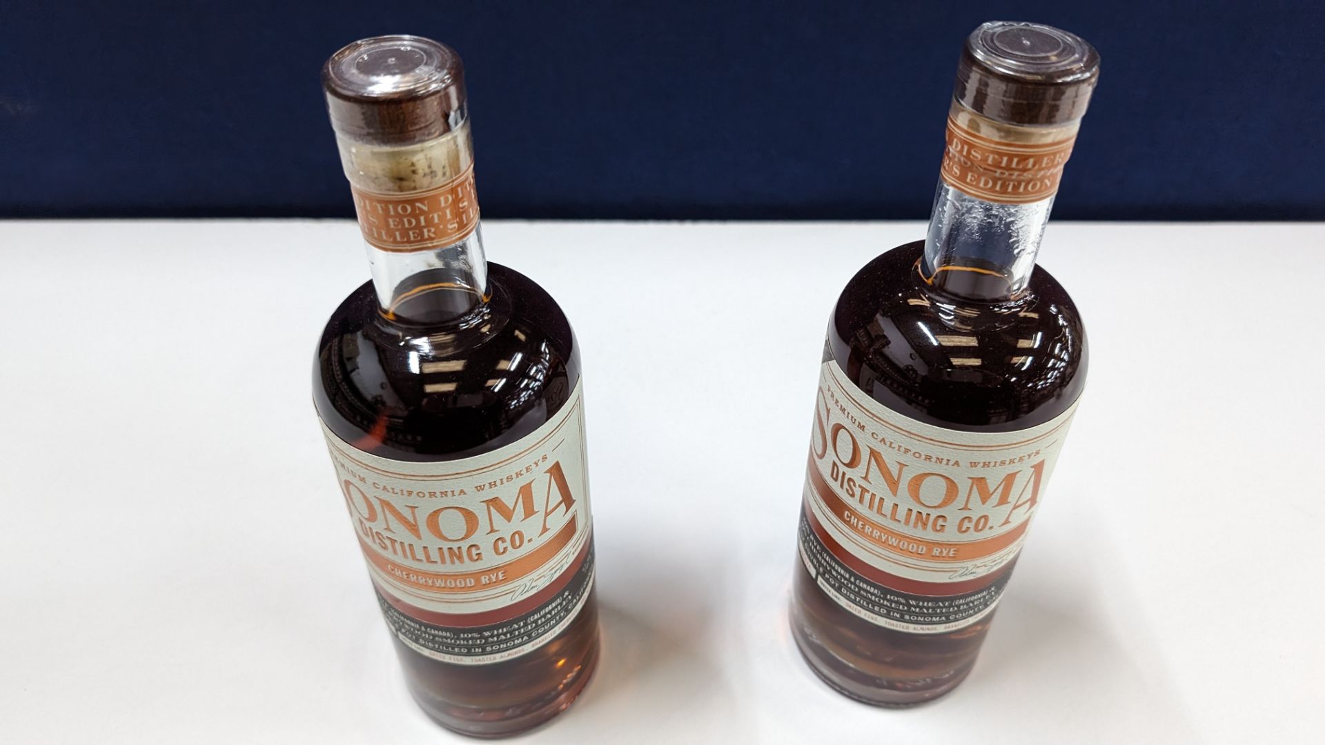 2 off 700ml bottles of Sonoma Cherrywood Rye Whiskey. 47.8% alc/vol (95.6 proof). Distilled and bo - Bild 6 aus 6