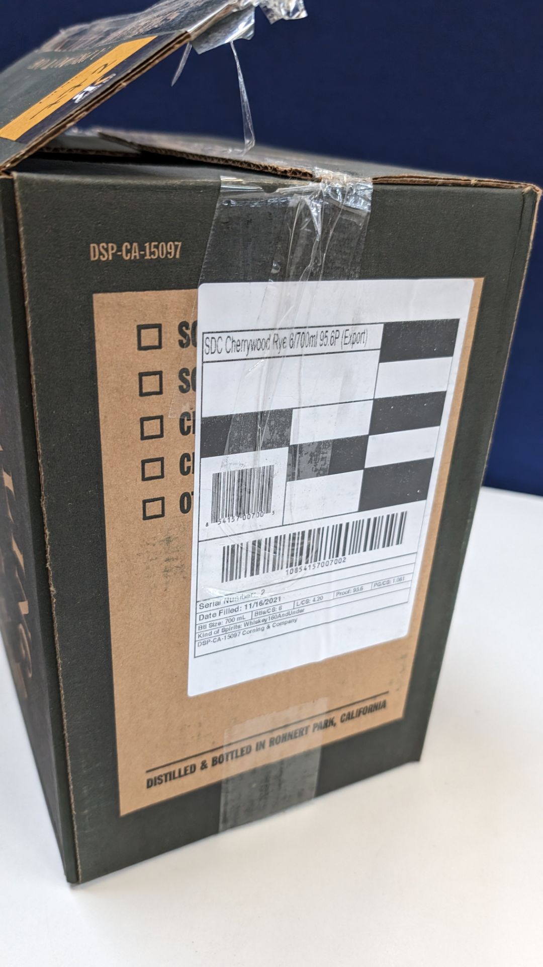 6 off 700ml bottles of Sonoma Cherrywood Rye Whiskey. In Sonoma branded box which includes bottling - Image 3 of 6