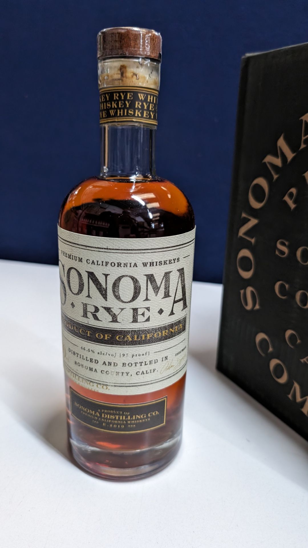 6 off 700ml bottles of Sonoma Rye Whiskey. In Sonoma branded box which includes bottling details on - Image 4 of 7