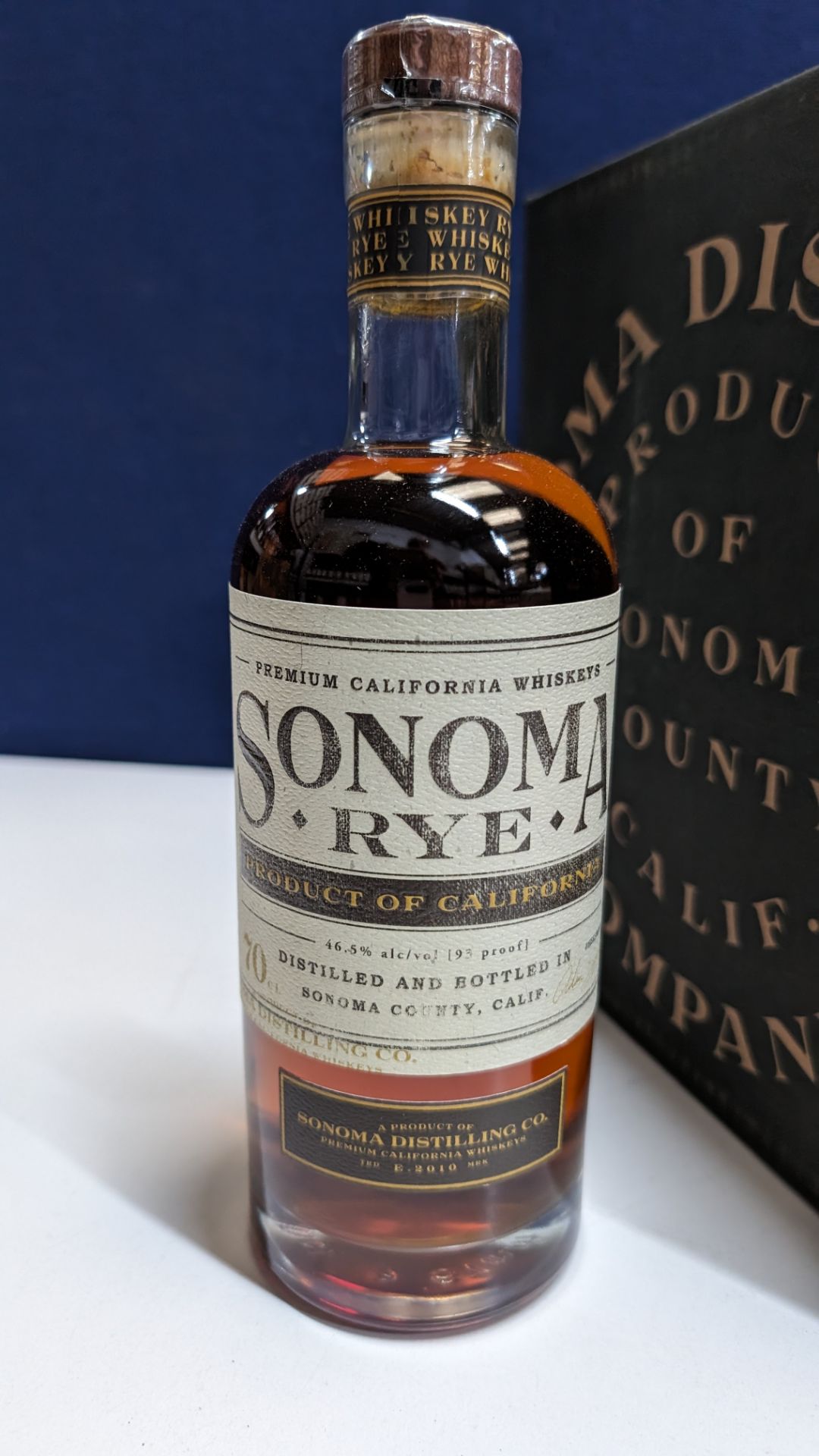 6 off 700ml bottles of Sonoma Rye Whiskey. In Sonoma branded box which includes bottling details on - Image 4 of 6