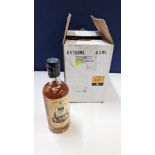 6 off 700ml bottles of Sonoma County 2nd Chance Wheat Double Alembic Pot Distilled Whiskey. In white