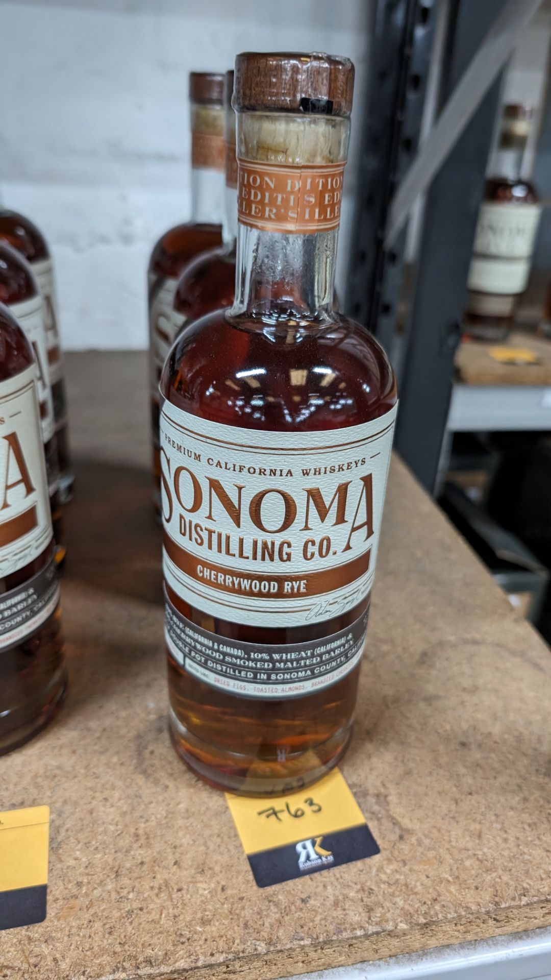 3 off 700ml bottles of Sonoma Cherrywood Rye Whiskey. 47.8% alc/vol (95.6 proof). Distilled and bo - Image 6 of 6