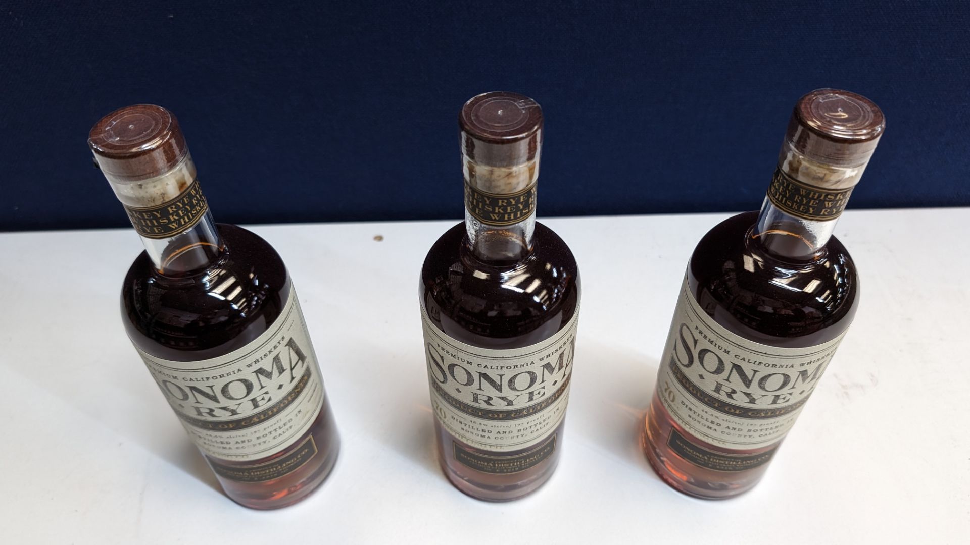 3 off 700ml bottles of Sonoma Rye Whiskey. 46.5% alc/vol (93 proof). Distilled and bottled in Sono - Image 3 of 6