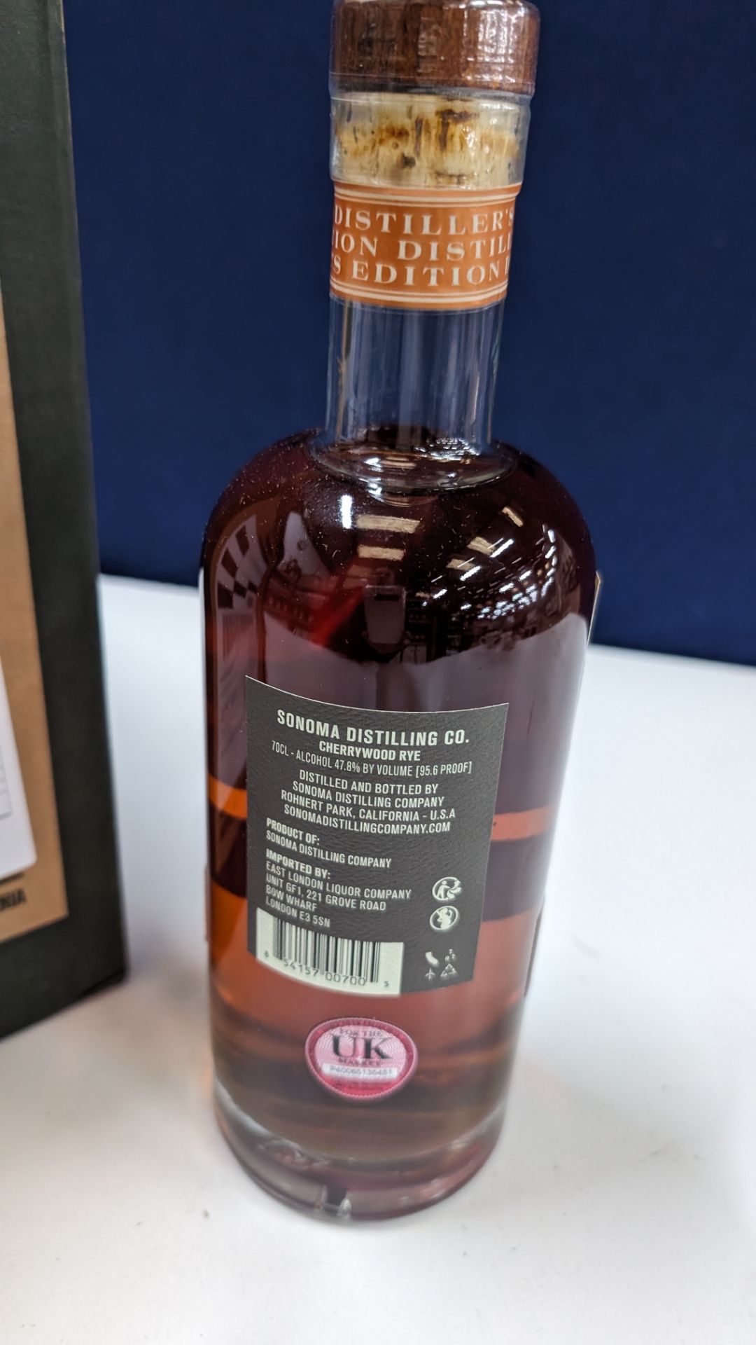 6 off 700ml bottles of Sonoma Cherrywood Rye Whiskey. In Sonoma branded box which includes bottling - Image 6 of 7