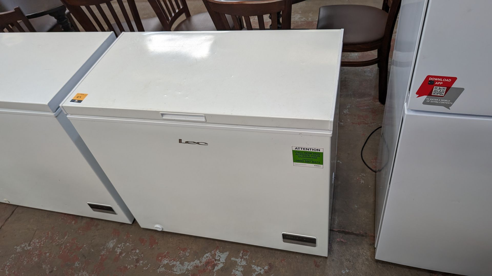 LEC electronic control chest freezer, measuring approximately 950mm long - Image 2 of 5