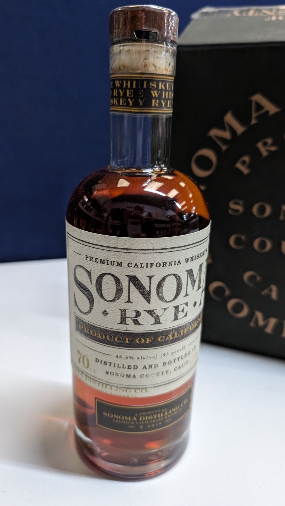 6 off 700ml bottles of Sonoma Rye Whiskey. In Sonoma branded box which includes bottling details on - Image 3 of 7