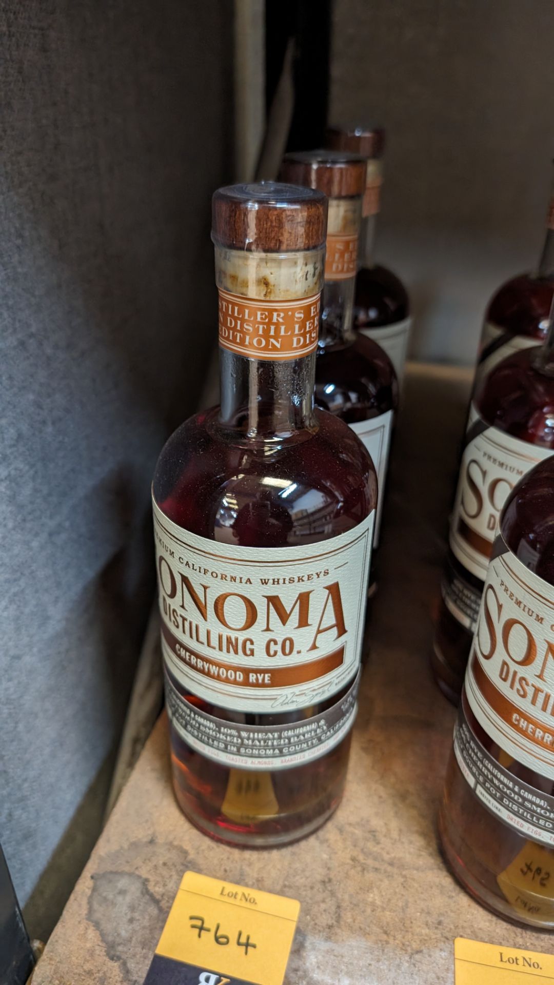3 off 700ml bottles of Sonoma Cherrywood Rye Whiskey. 47.8% alc/vol (95.6 proof). Distilled and bo - Bild 6 aus 6