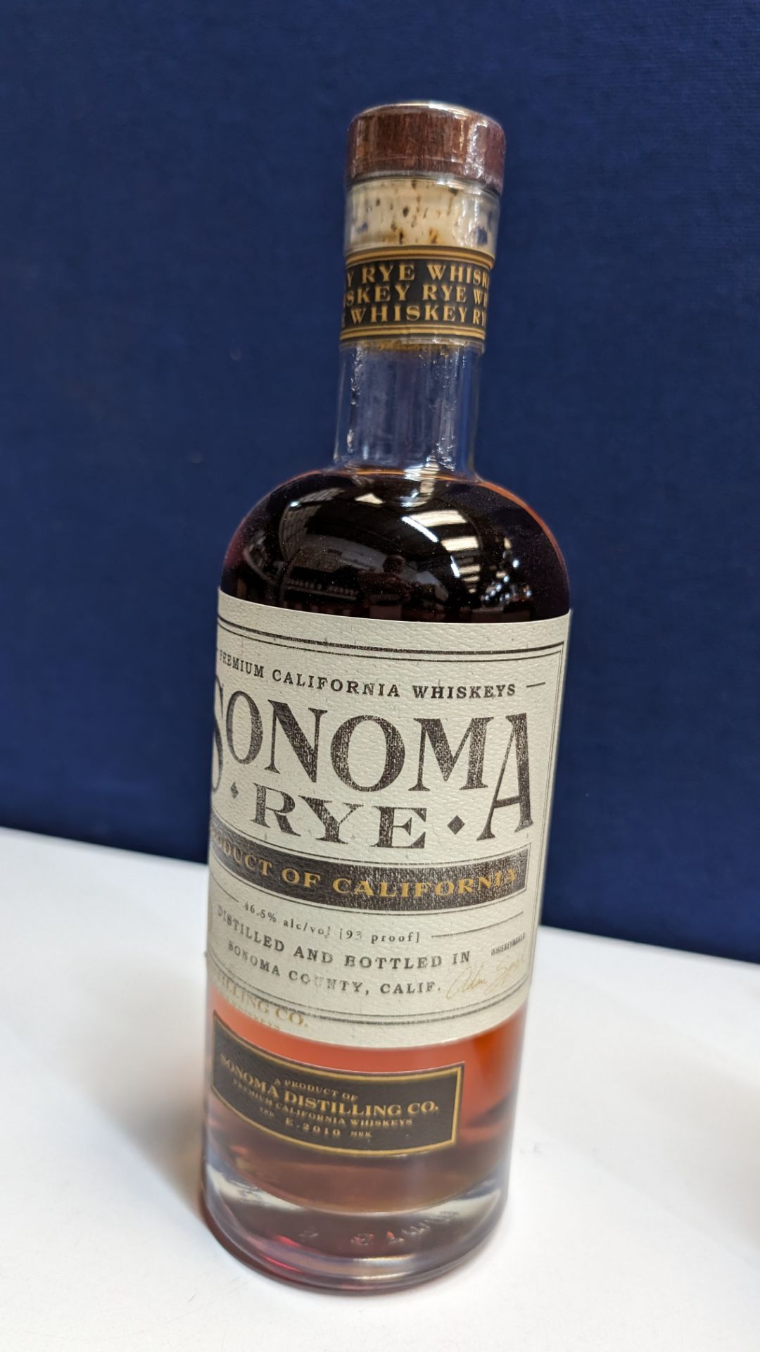 2 off 700ml bottles of Sonoma Rye Whiskey. 46.5% alc/vol (93 proof). Distilled and bottled in Sono - Image 3 of 7