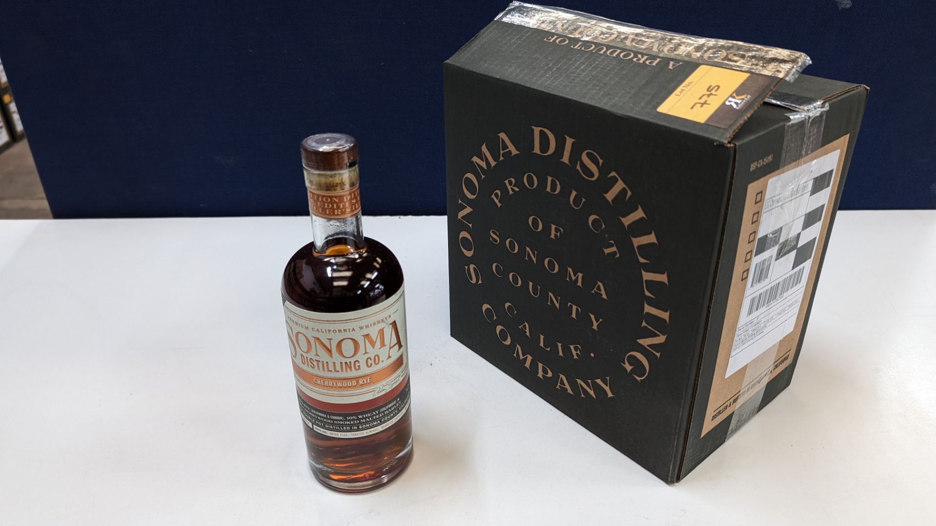 6 off 700ml bottles of Sonoma Cherrywood Rye Whiskey. In Sonoma branded box which includes bottling