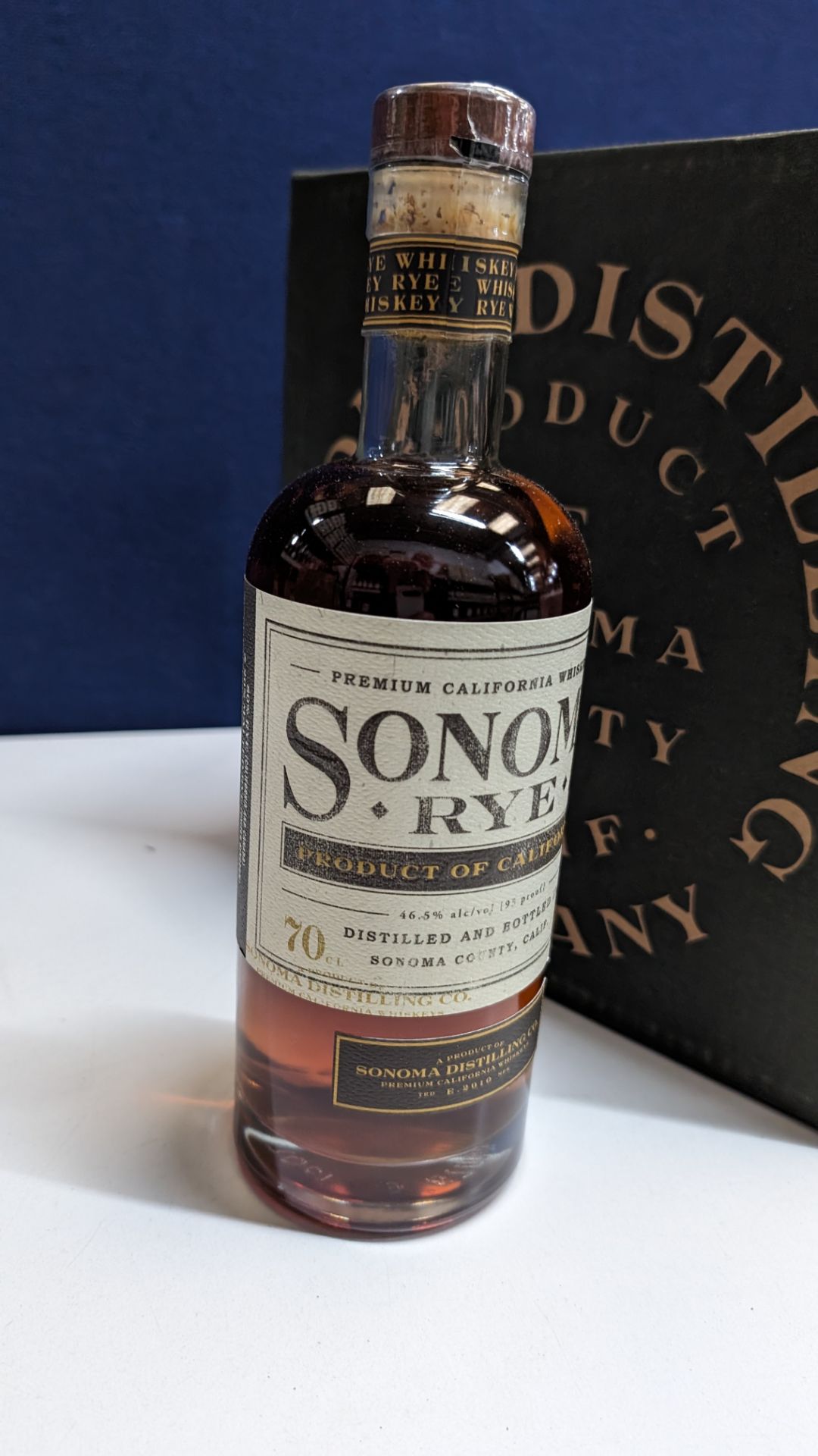 6 off 700ml bottles of Sonoma Rye Whiskey. In Sonoma branded box which includes bottling details on - Image 3 of 6