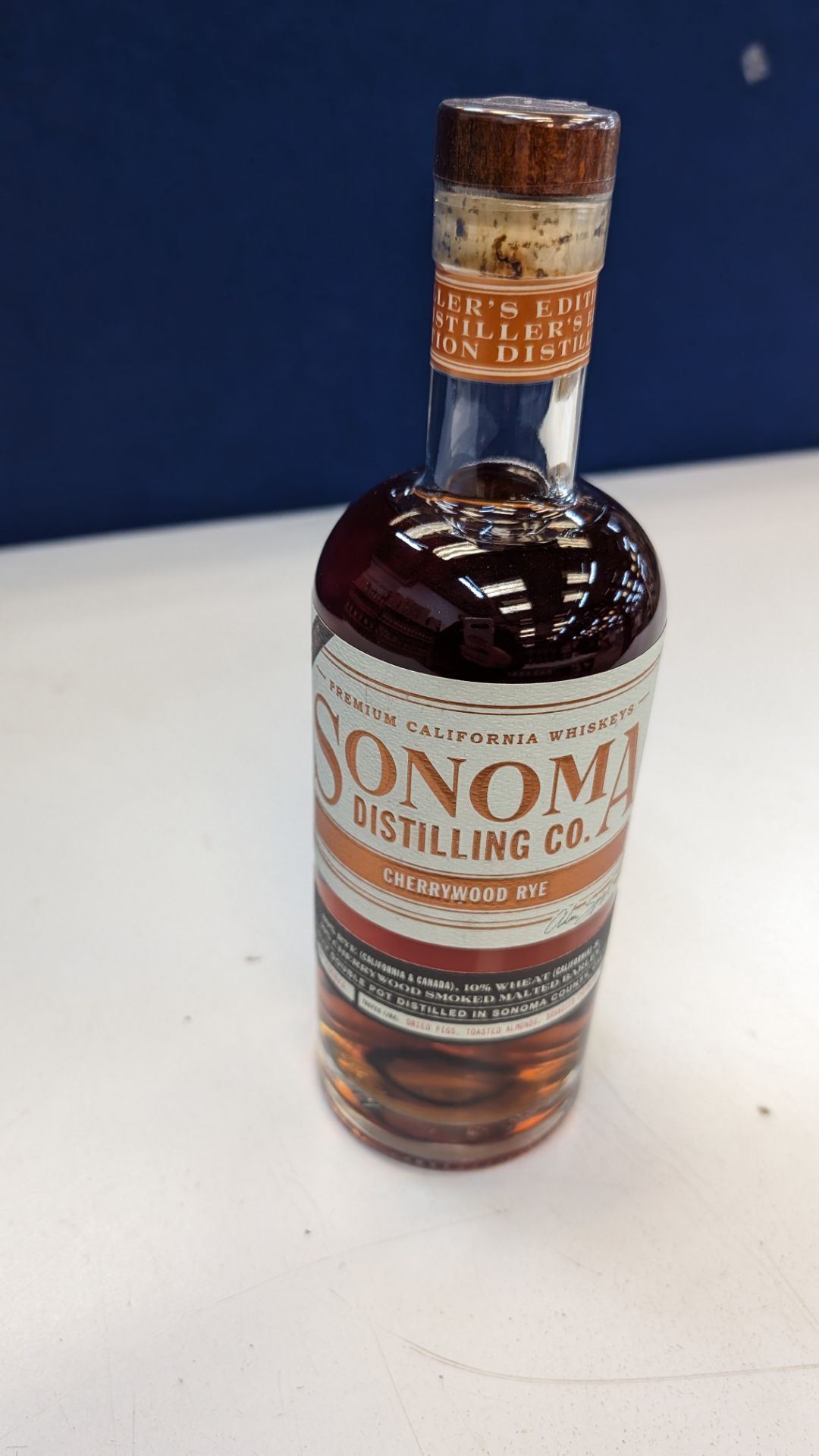 1 off 700ml bottle of Sonoma Cherrywood Rye Whiskey. 47.8% alc/vol (95.6 proof). Distilled and bot - Image 2 of 6