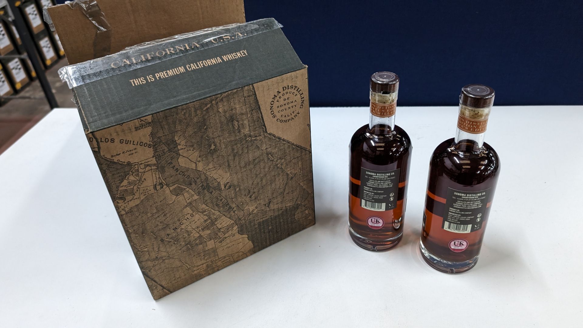 6 off 700ml bottles of Sonoma Cherrywood Rye Whiskey. In Sonoma branded box which includes bottling - Image 8 of 8