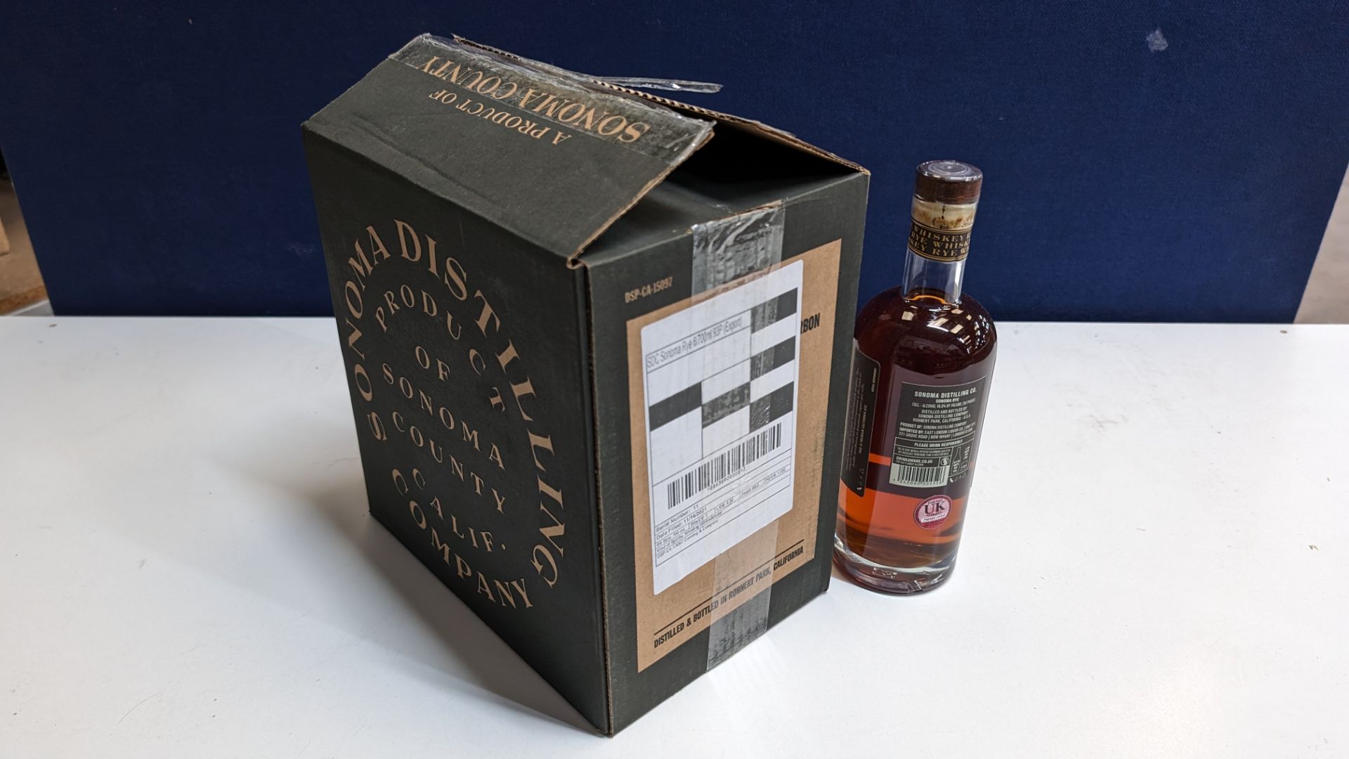 6 off 700ml bottles of Sonoma Rye Whiskey. In Sonoma branded box which includes bottling details on - Image 7 of 8