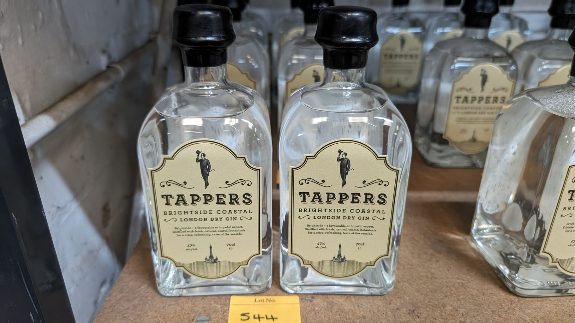 2 off 700ml bottles of Tappers 47% ABV Brightside Coastal London Dry Gin. Individually numbered bot - Image 2 of 5