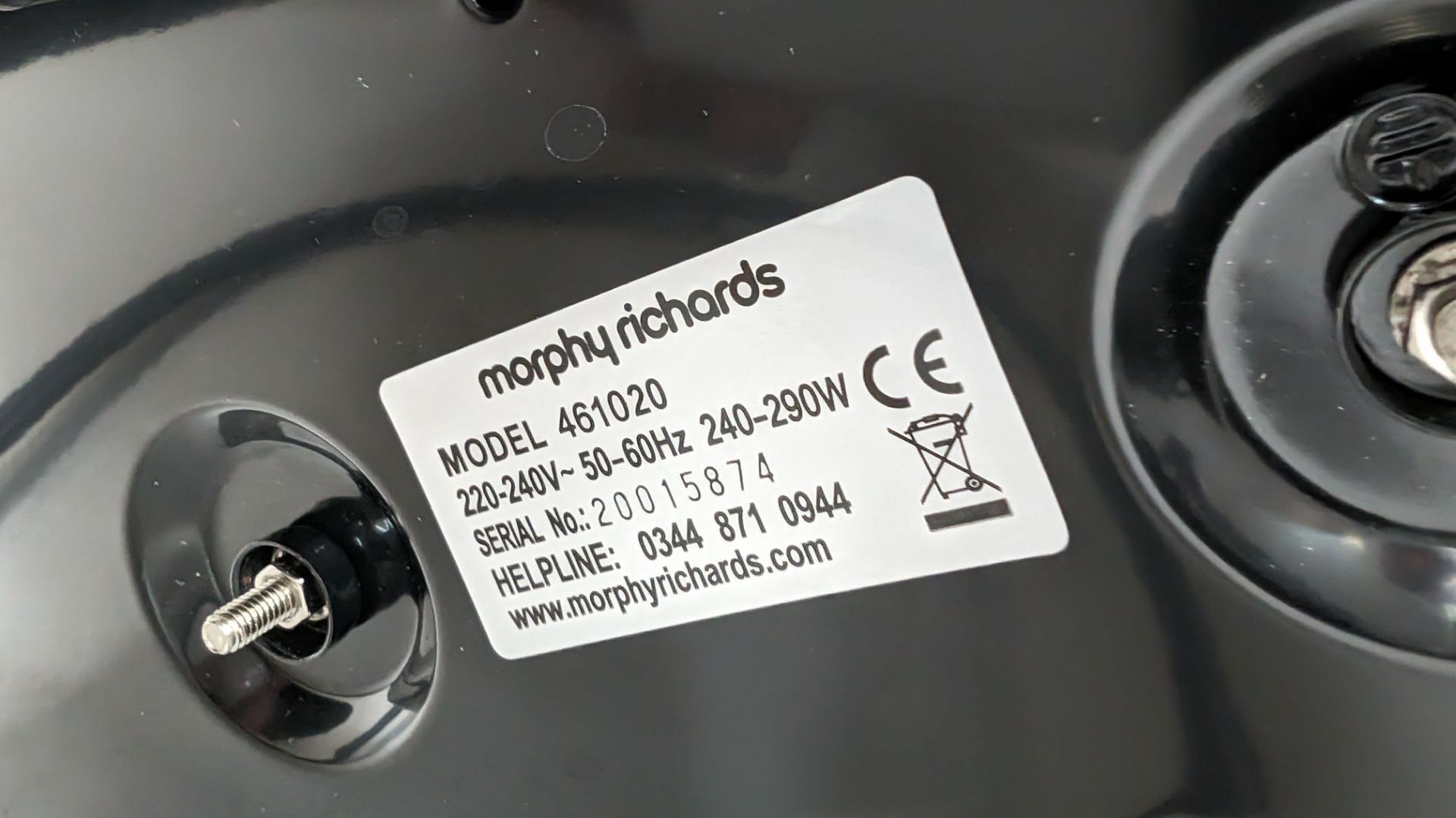 4 off Morphy Richards hinged lid slow cookers, model 461020. NB: At least some of these have been - Image 7 of 7