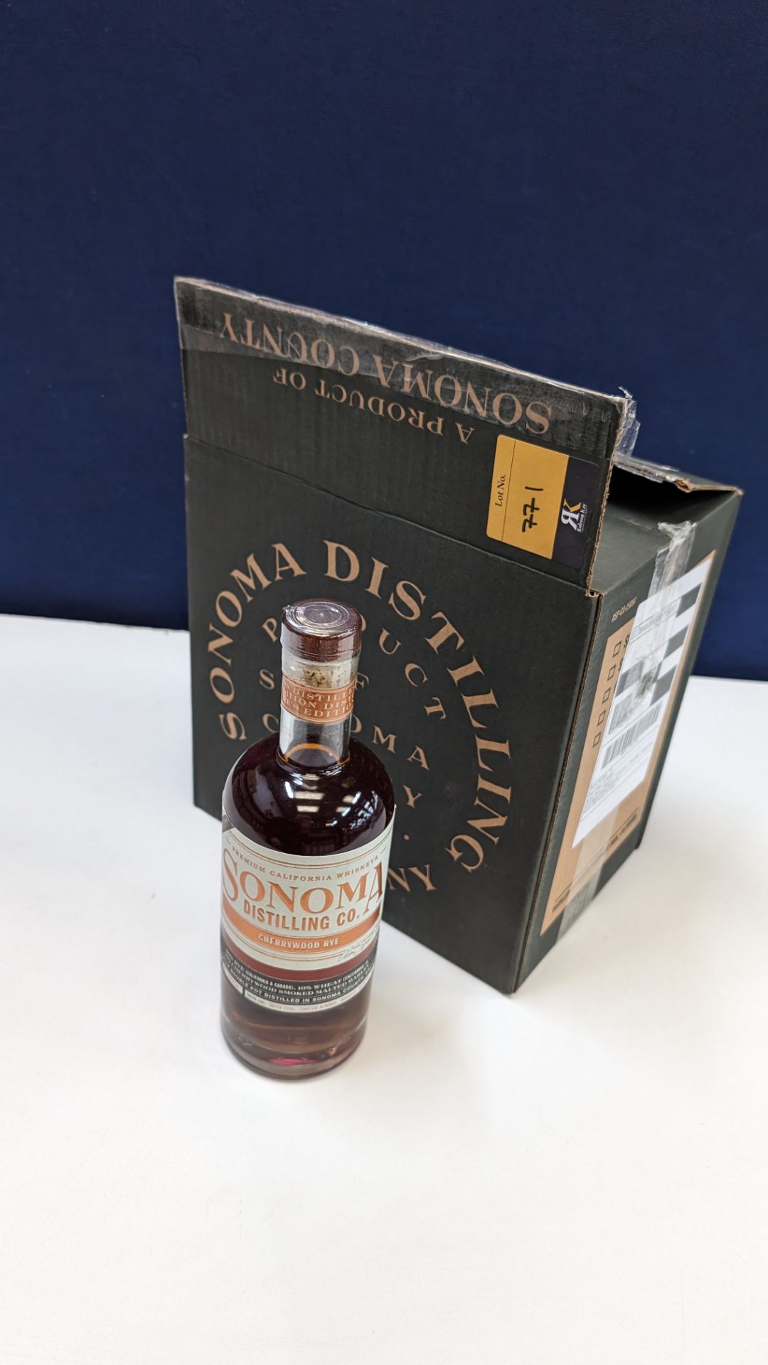 6 off 700ml bottles of Sonoma Cherrywood Rye Whiskey. In Sonoma branded box which includes bottling - Image 5 of 6