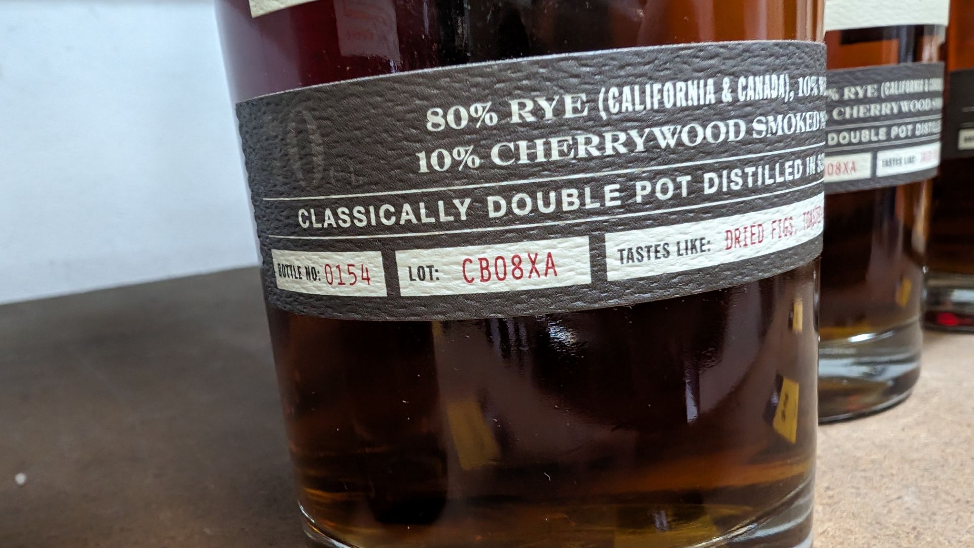 1 off 700ml bottle of Sonoma Cherrywood Rye Whiskey. 47.8% alc/vol (95.6 proof). Distilled and bot - Image 5 of 5