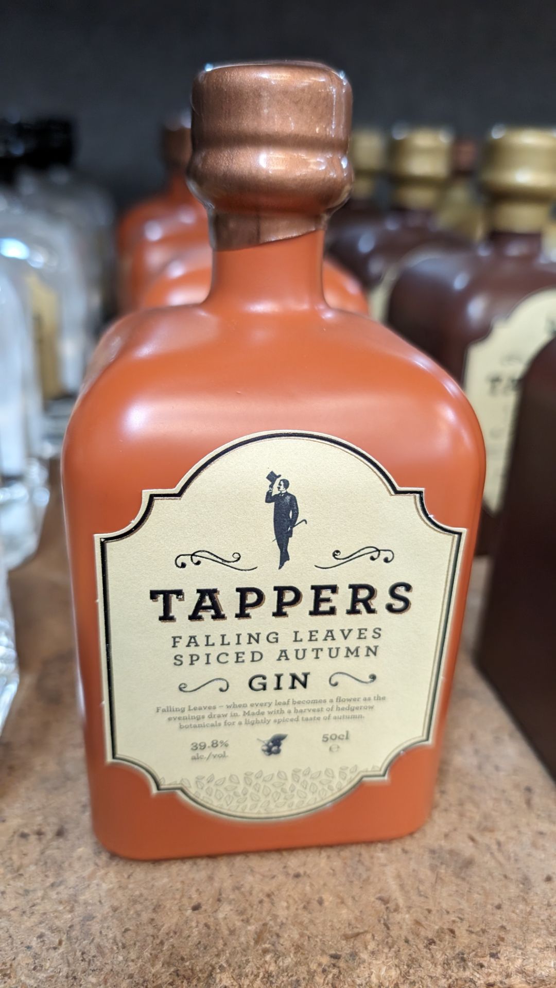 3 off assorted 500ml bottles of Tappers Gin. This lot comprises 1 bottle of 47% ABV Brightside Coas - Image 5 of 6