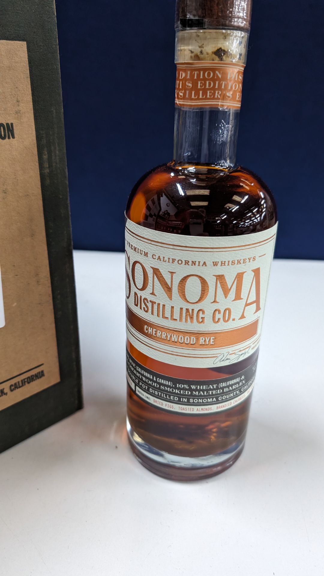 6 off 700ml bottles of Sonoma Cherrywood Rye Whiskey. In Sonoma branded box which includes bottling - Image 3 of 8