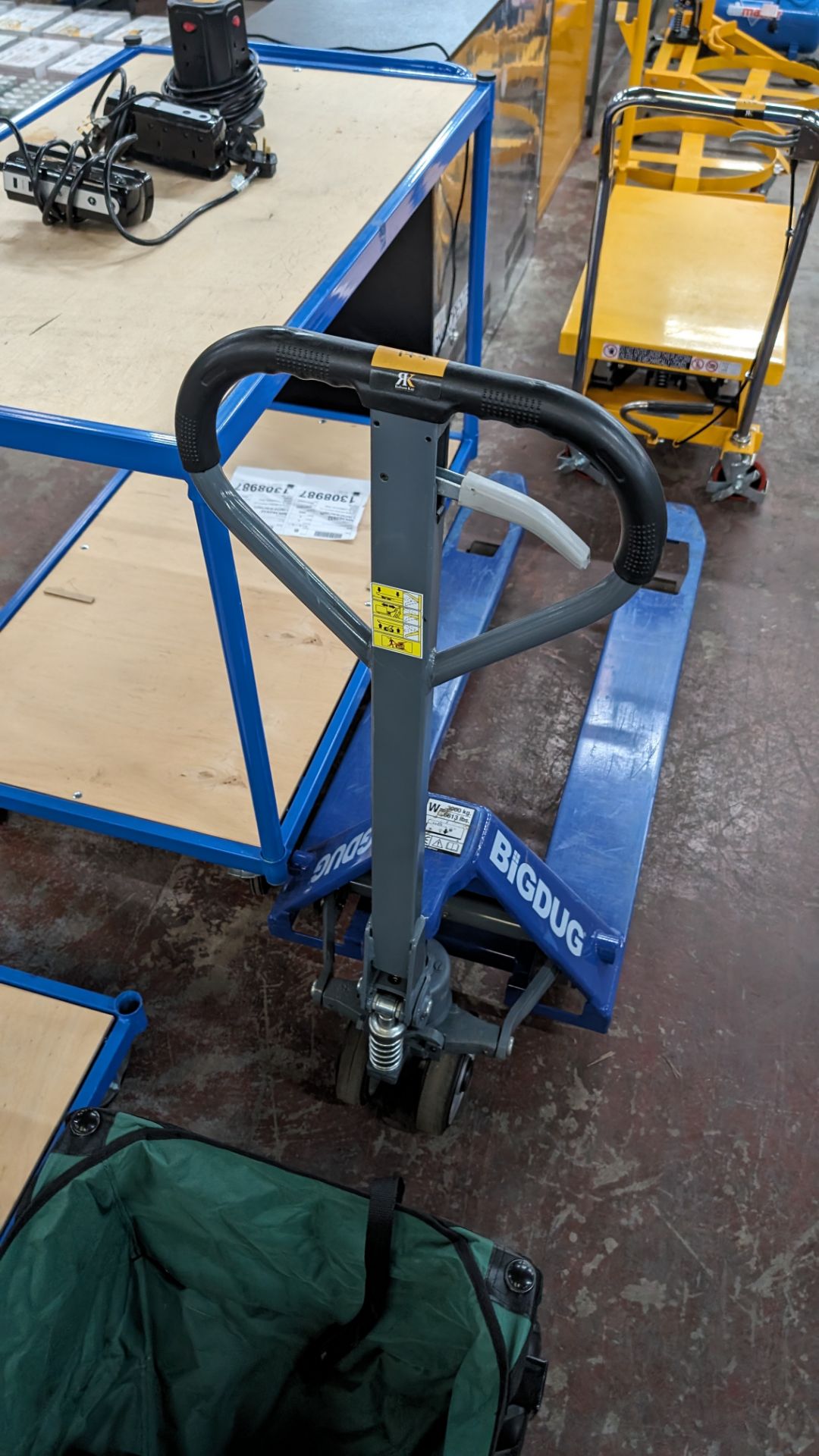 Bigdug 3000kg capacity Euro pallet truck - Bild 4 aus 6