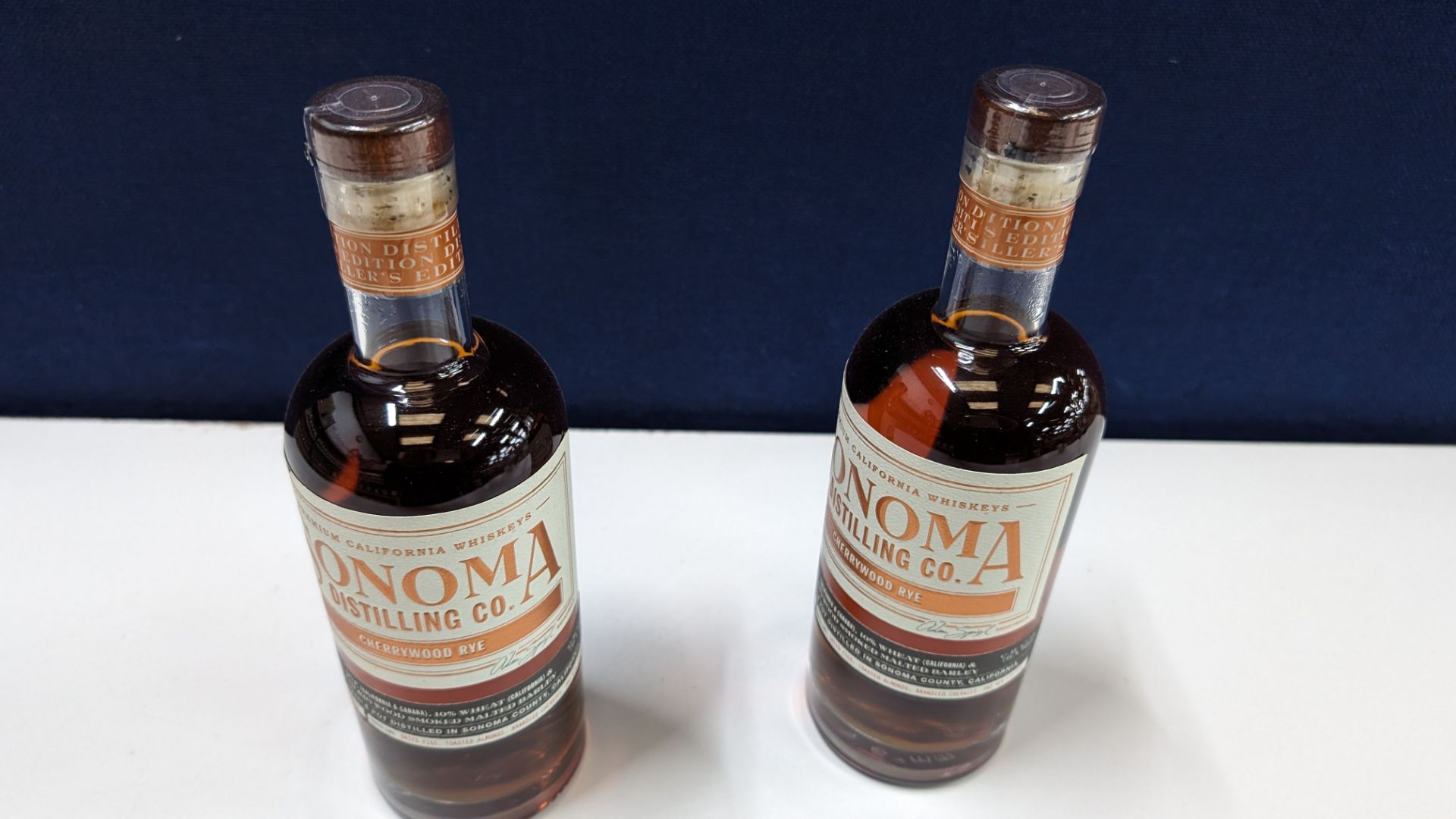 2 off 700ml bottles of Sonoma Cherrywood Rye Whiskey. 47.8% alc/vol (95.6 proof). Distilled and bo - Image 6 of 6