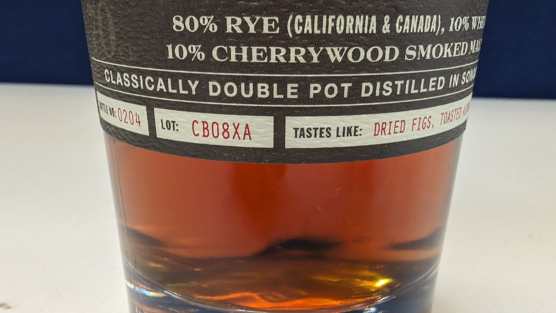 1 off 700ml bottle of Sonoma Cherrywood Rye Whiskey. 47.8% alc/vol (95.6 proof). Distilled and bot - Image 5 of 5