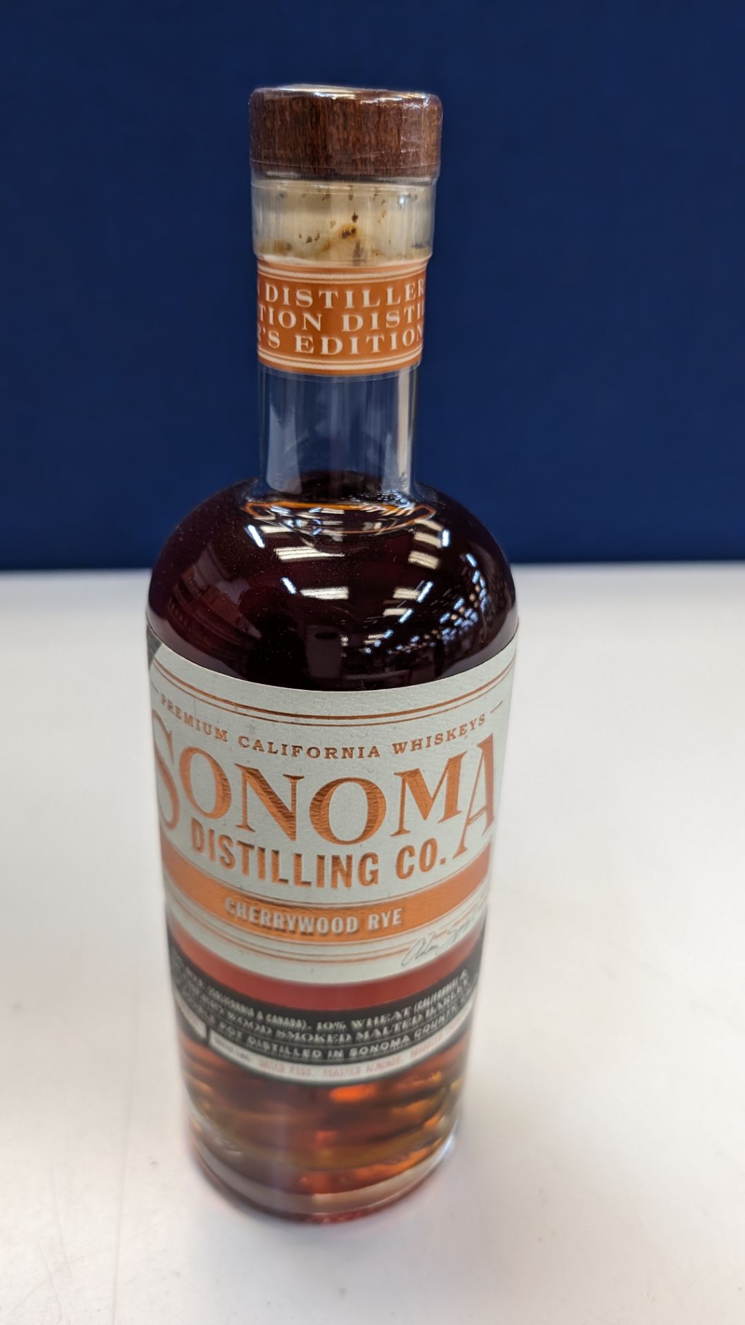 1 off 700ml bottle of Sonoma Cherrywood Rye Whiskey. 47.8% alc/vol (95.6 proof). Distilled and bot - Image 2 of 5