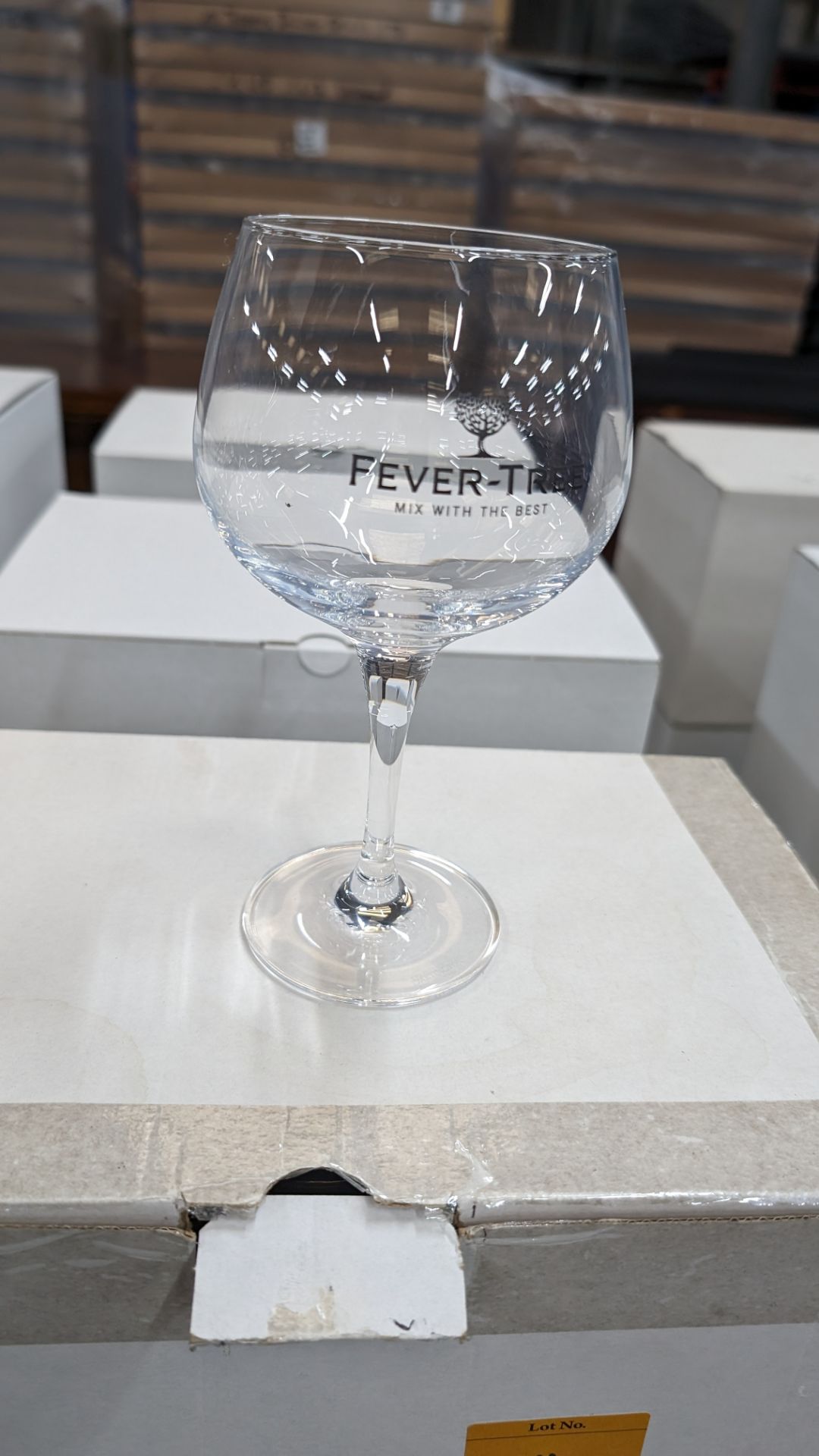 36 off Fever-Tree branded gin & tonic glasses comprising 6 boxes each with 6 glasses - Image 4 of 5