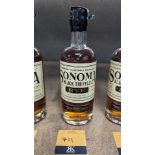 1 off 375ml bottle of Sonoma Black Truffle Rye Whiskey. 50% alc/vol (100 proof). Straight rye whis