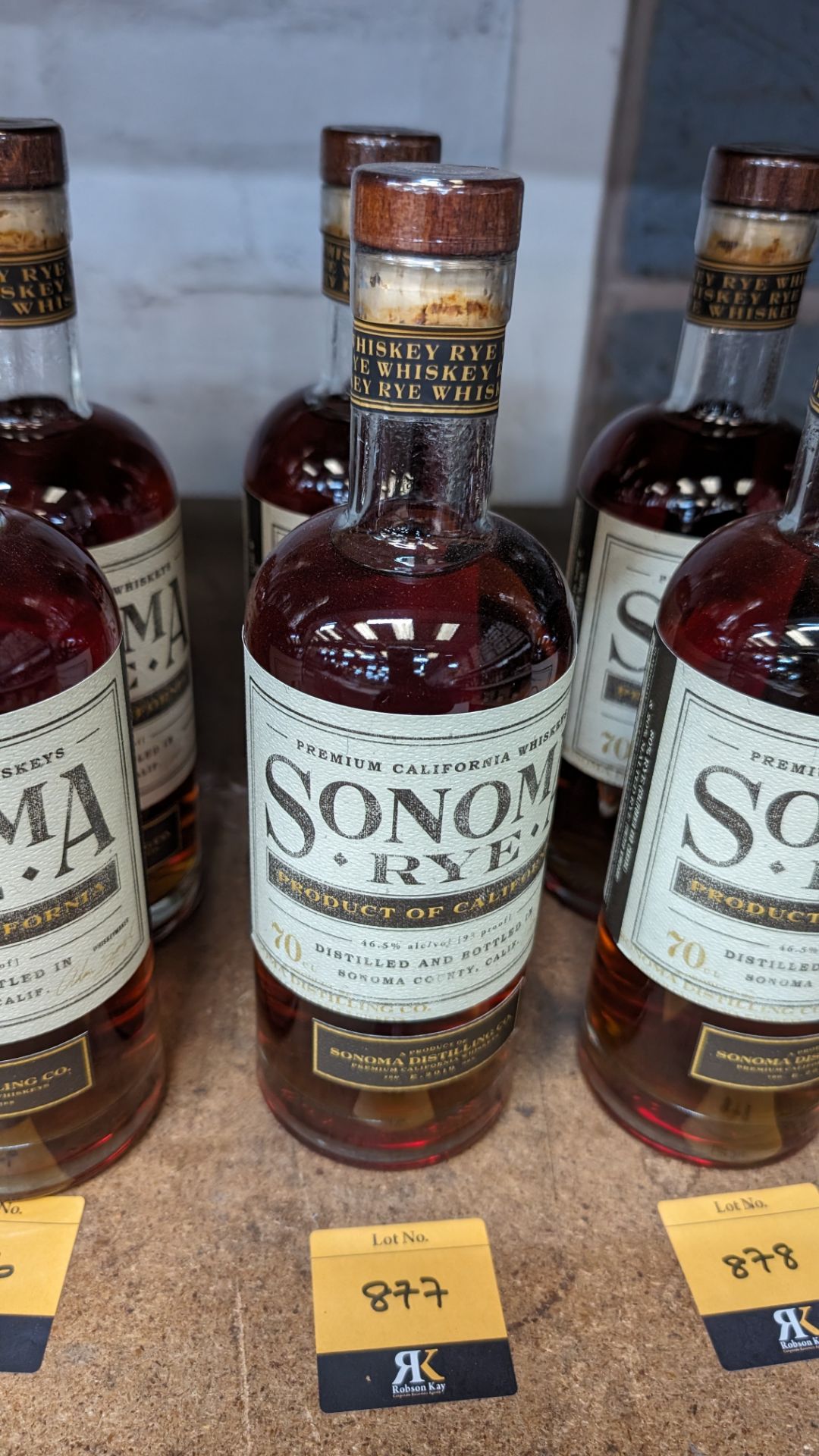 2 off 700ml bottles of Sonoma Rye Whiskey. 46.5% alc/vol (93 proof). Distilled and bottled in Sono - Image 7 of 7